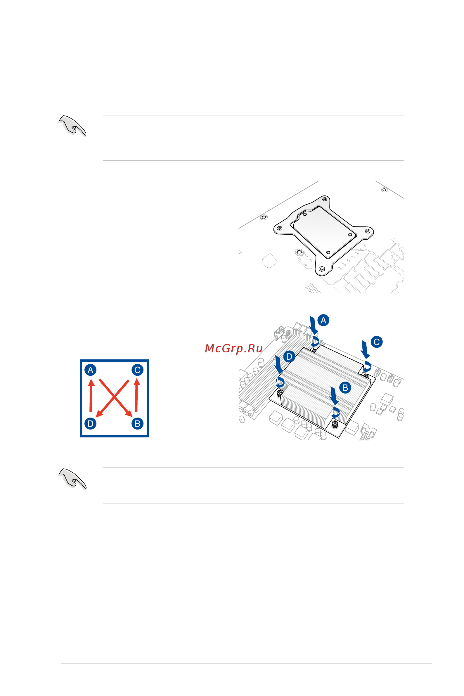Asus P10S-V/4L [28/140] Installing the cpu heatsink in rack