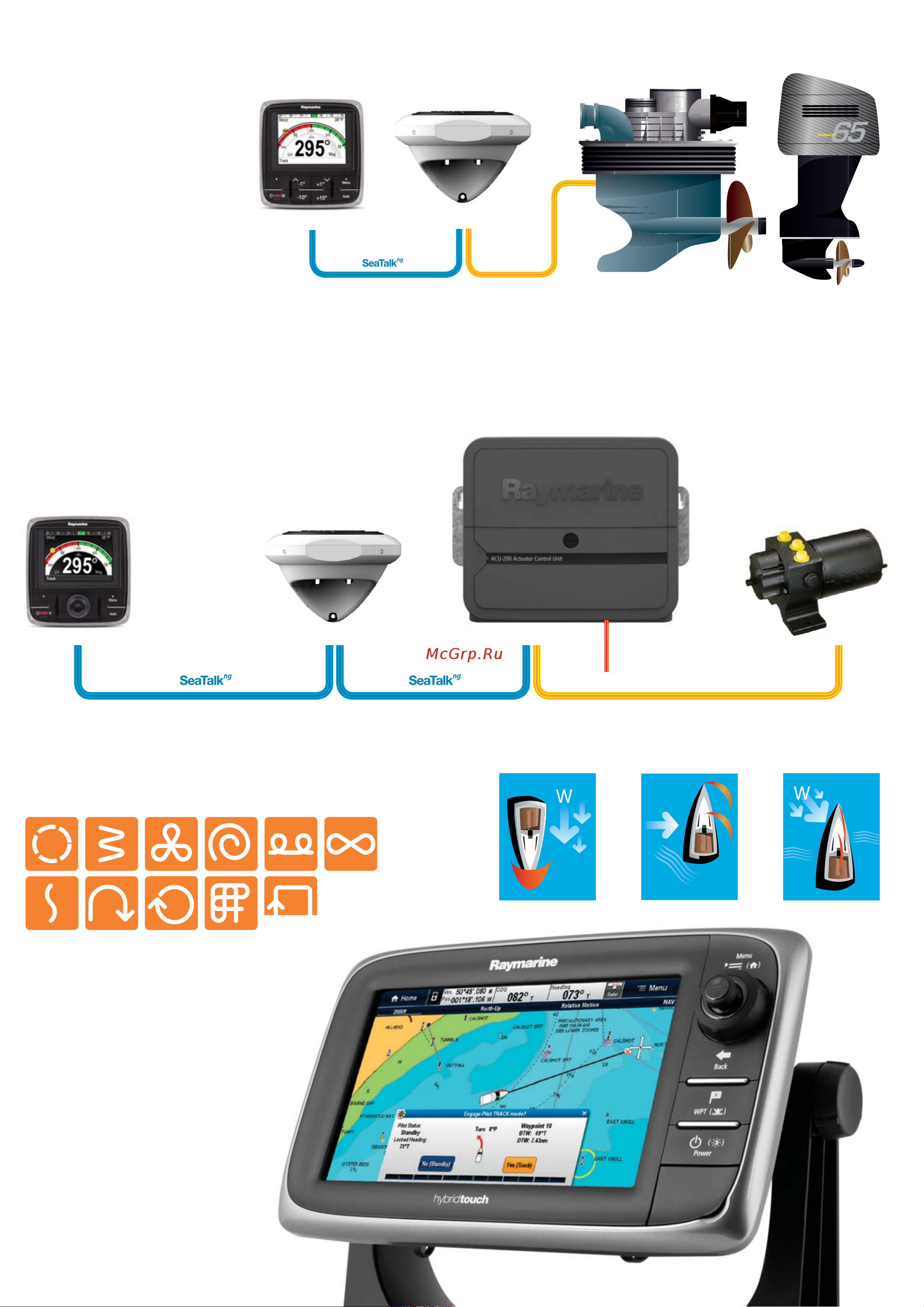 Raymarine ACU-200 Е70099 [3/4] Ev raymarine 1 для систем с приводами
