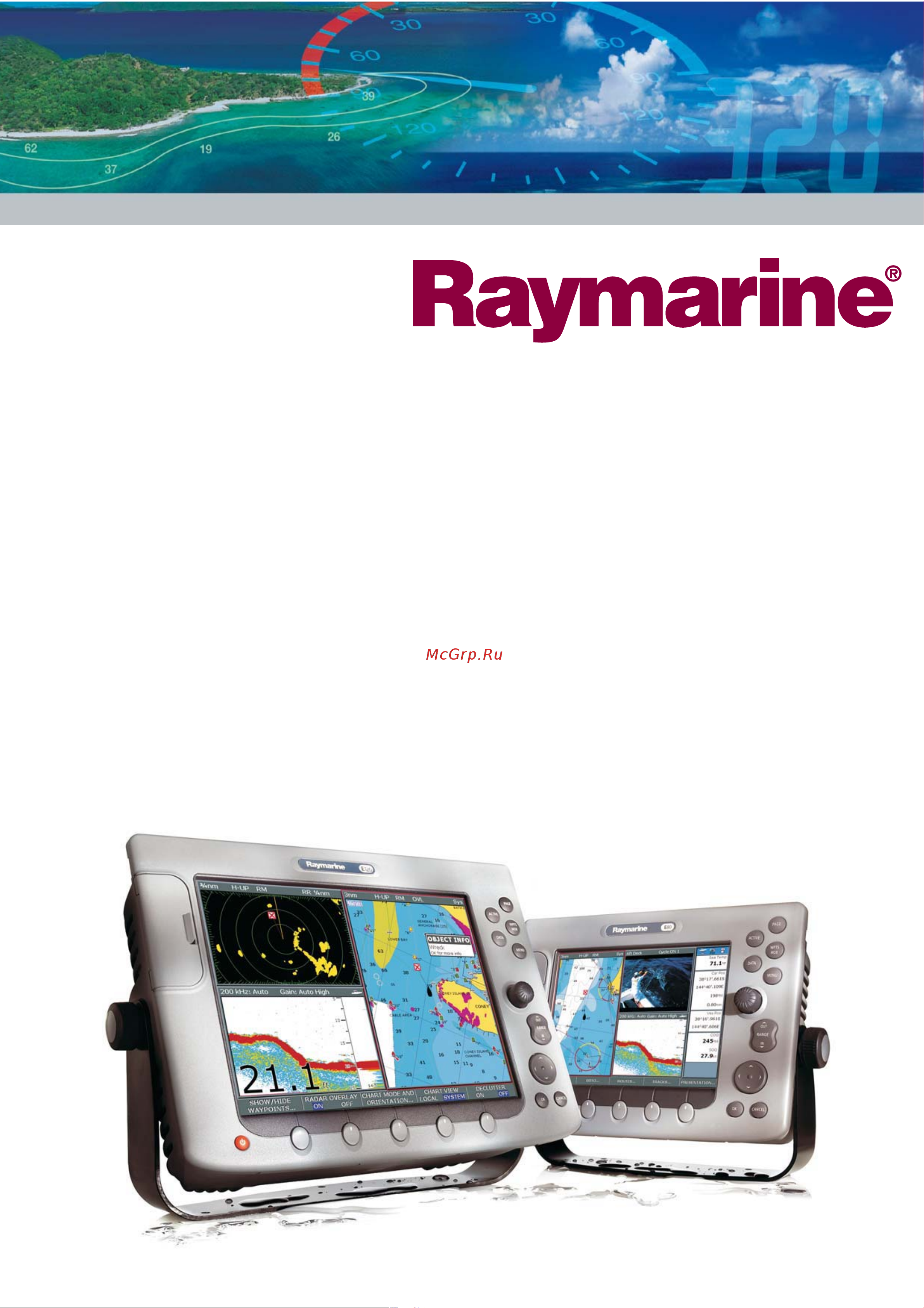 Raymarine Е120 Е02013 Руководство по эксплуатации онлайн