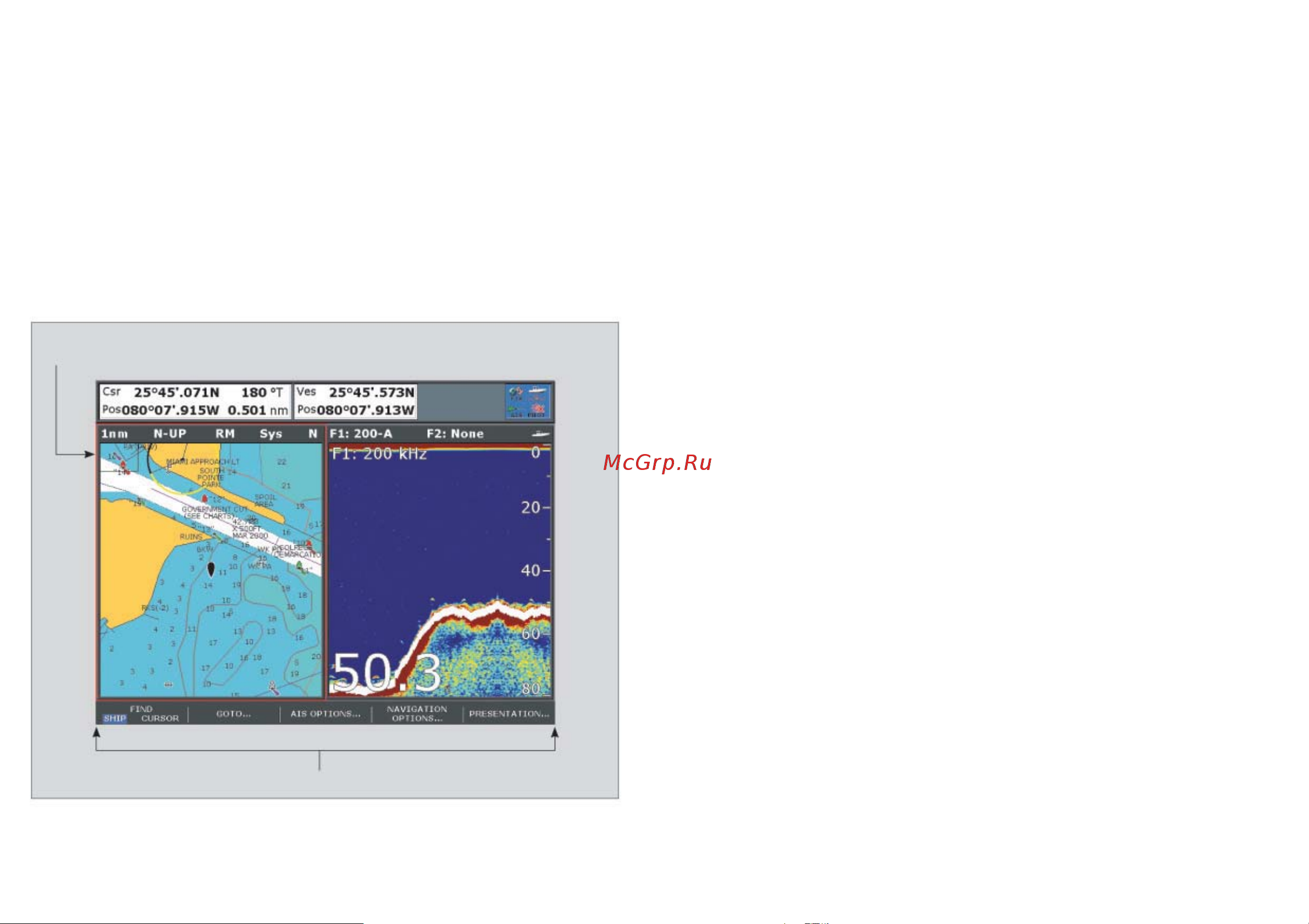 Raymarine A57D Е62188 [26/212] Комбинированные страницы