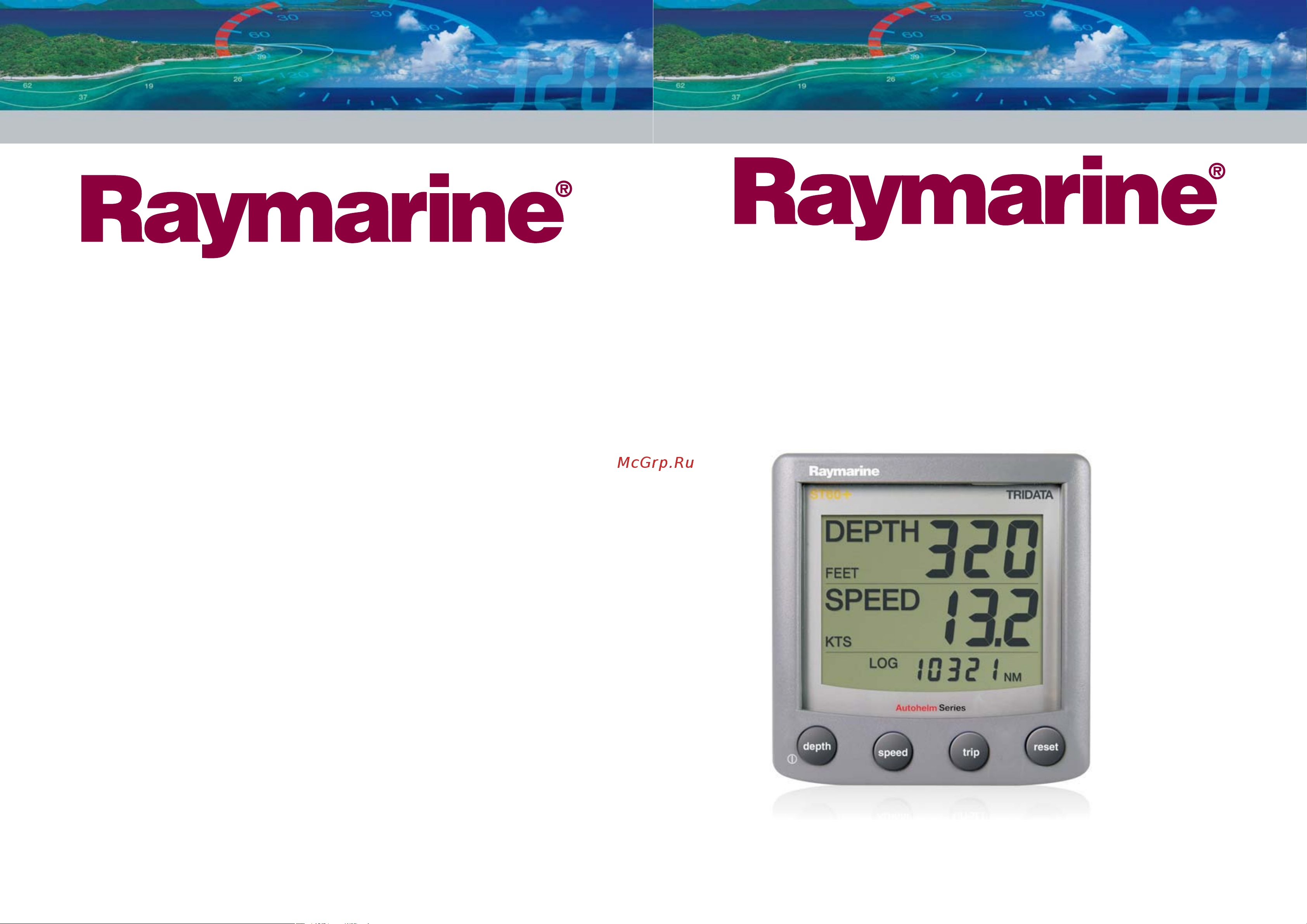Raymarine ST60+ Tridata А22004-Р Руководство по эксплуатации онлайн