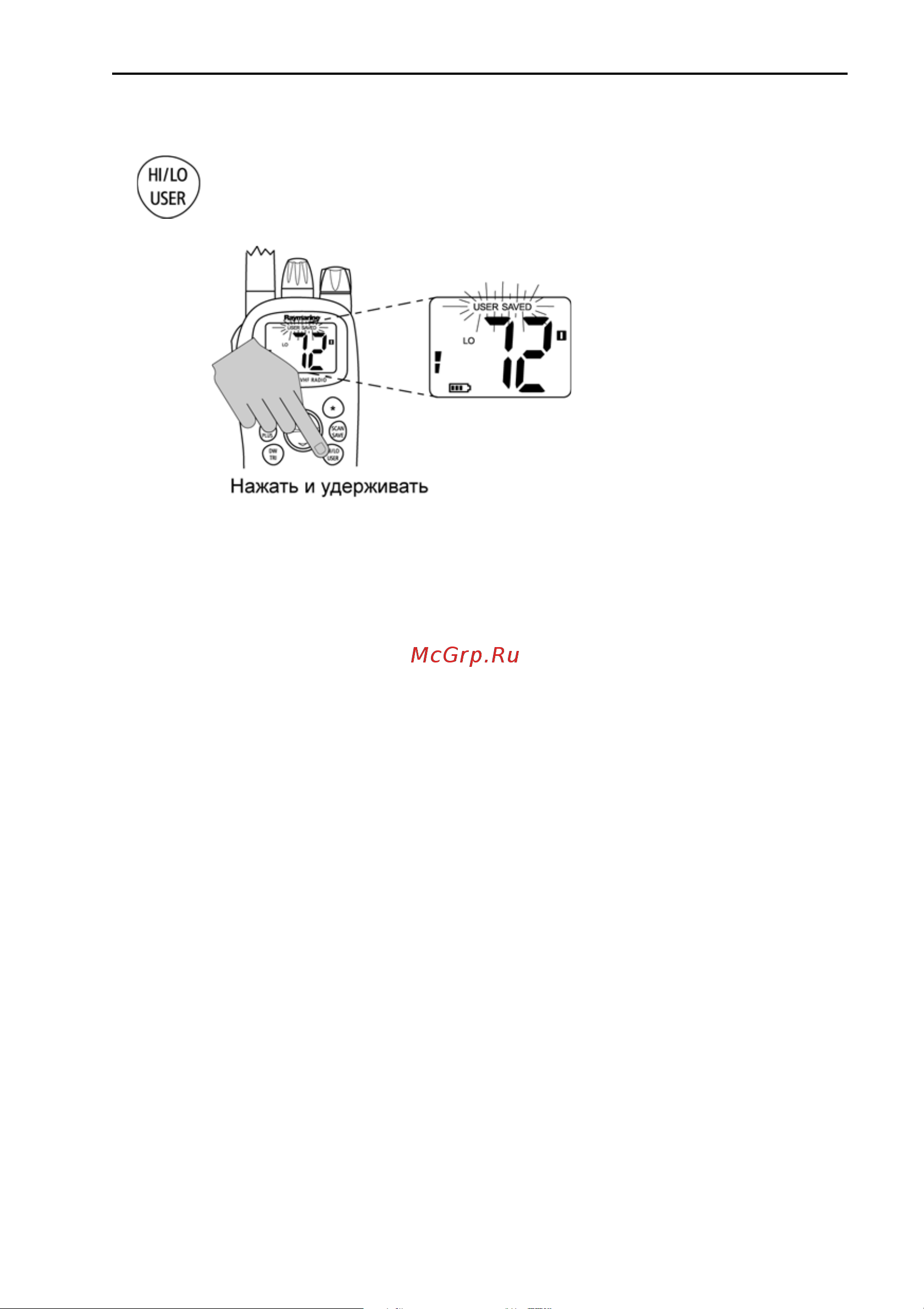 Raymarine Ray101E Е43028 [35/64] Режим пользовательских каналов