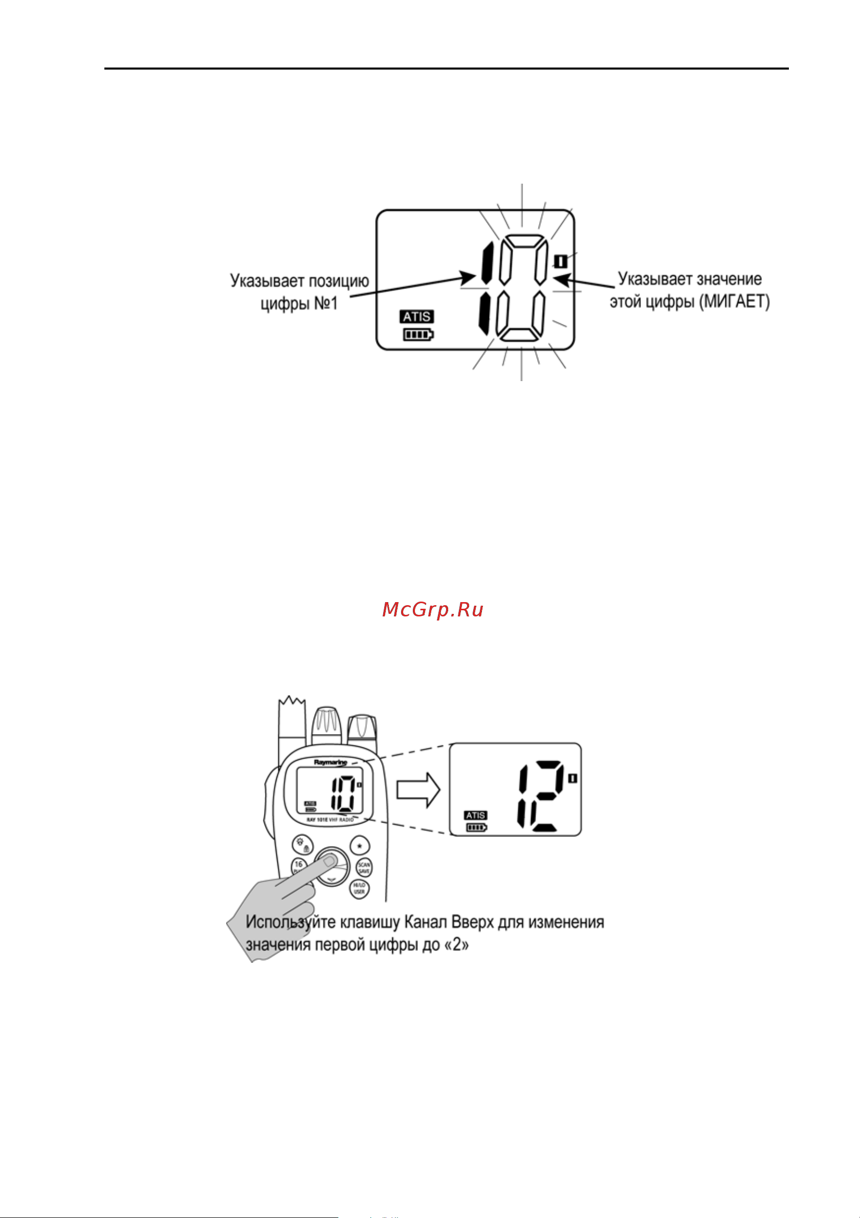 Raymarine Ray101E Е43028 Руководство по эксплуатации онлайн [37/64] 596880