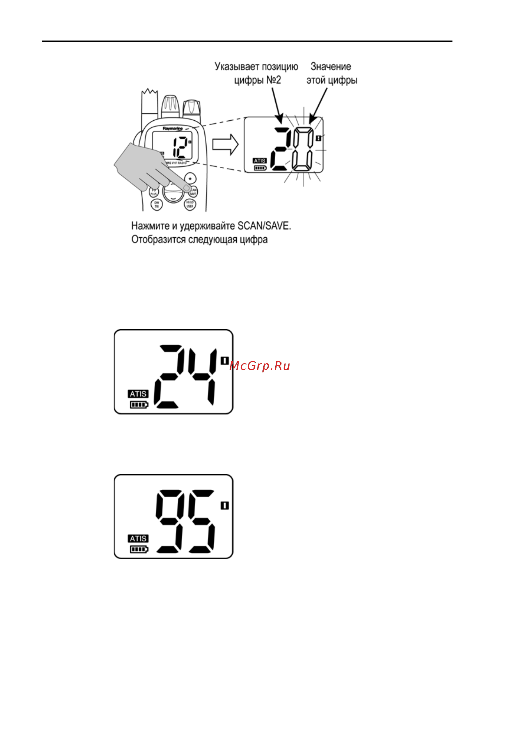 Raymarine Ray101E Е43028 Руководство по эксплуатации онлайн [38/64] 596880
