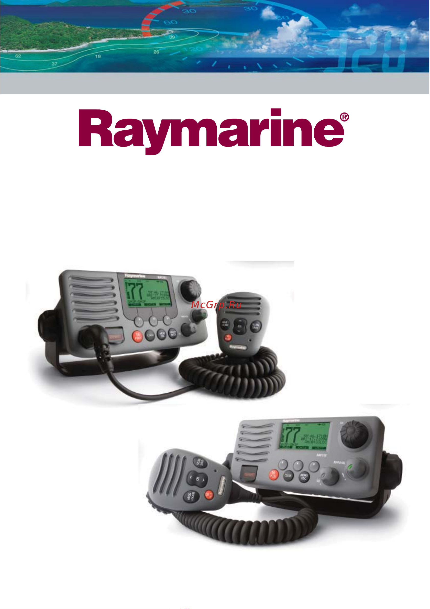 Raymarine Ray55E Е43037 Руководство по эксплуатации онлайн