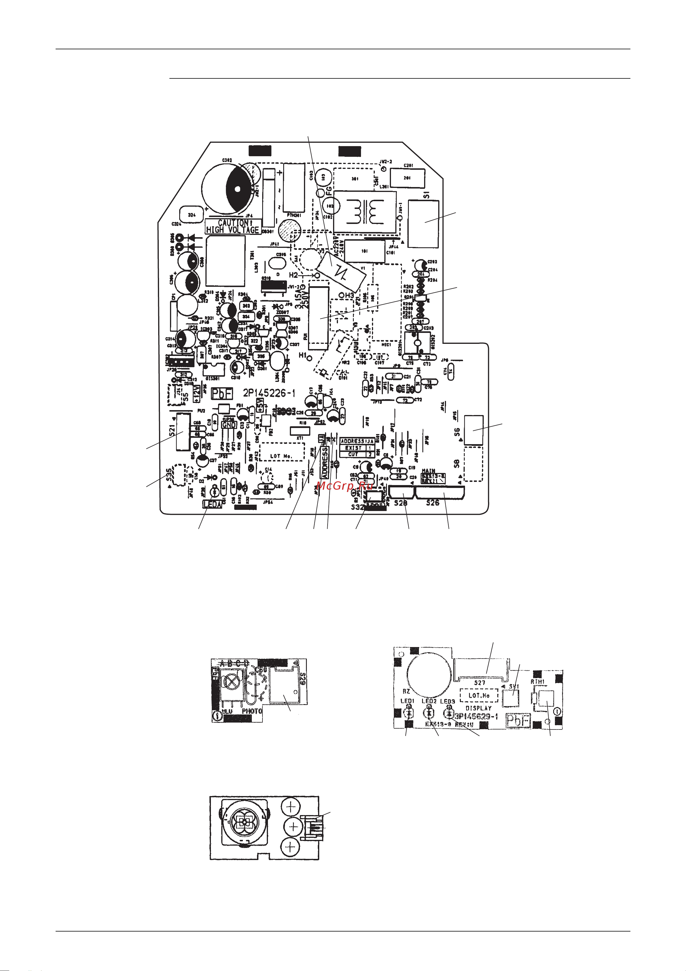 Daikin FTKS25D2VML [27/205] Pcb detail