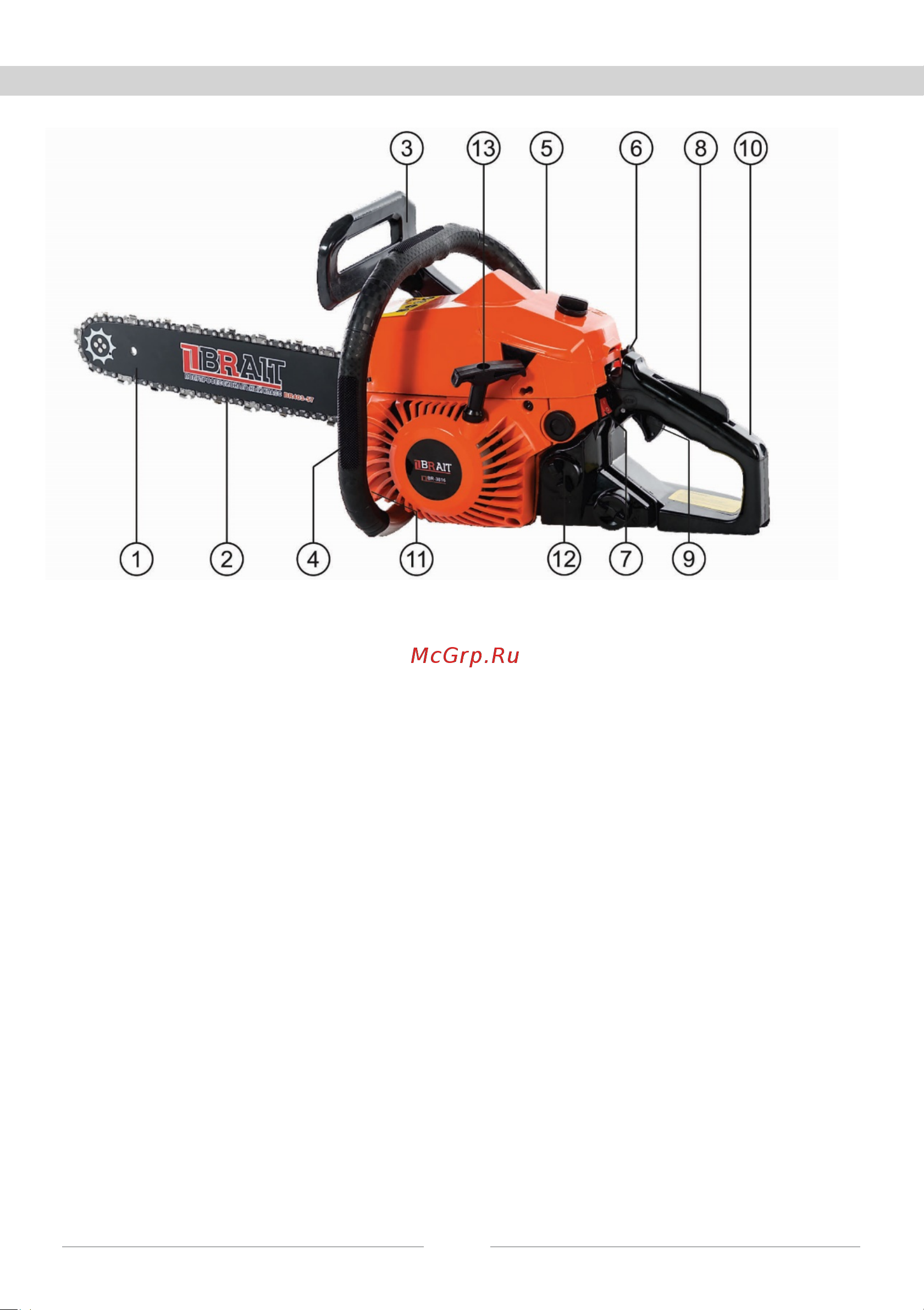 BRAIT BR-3816 [5/24] Устройство пилы