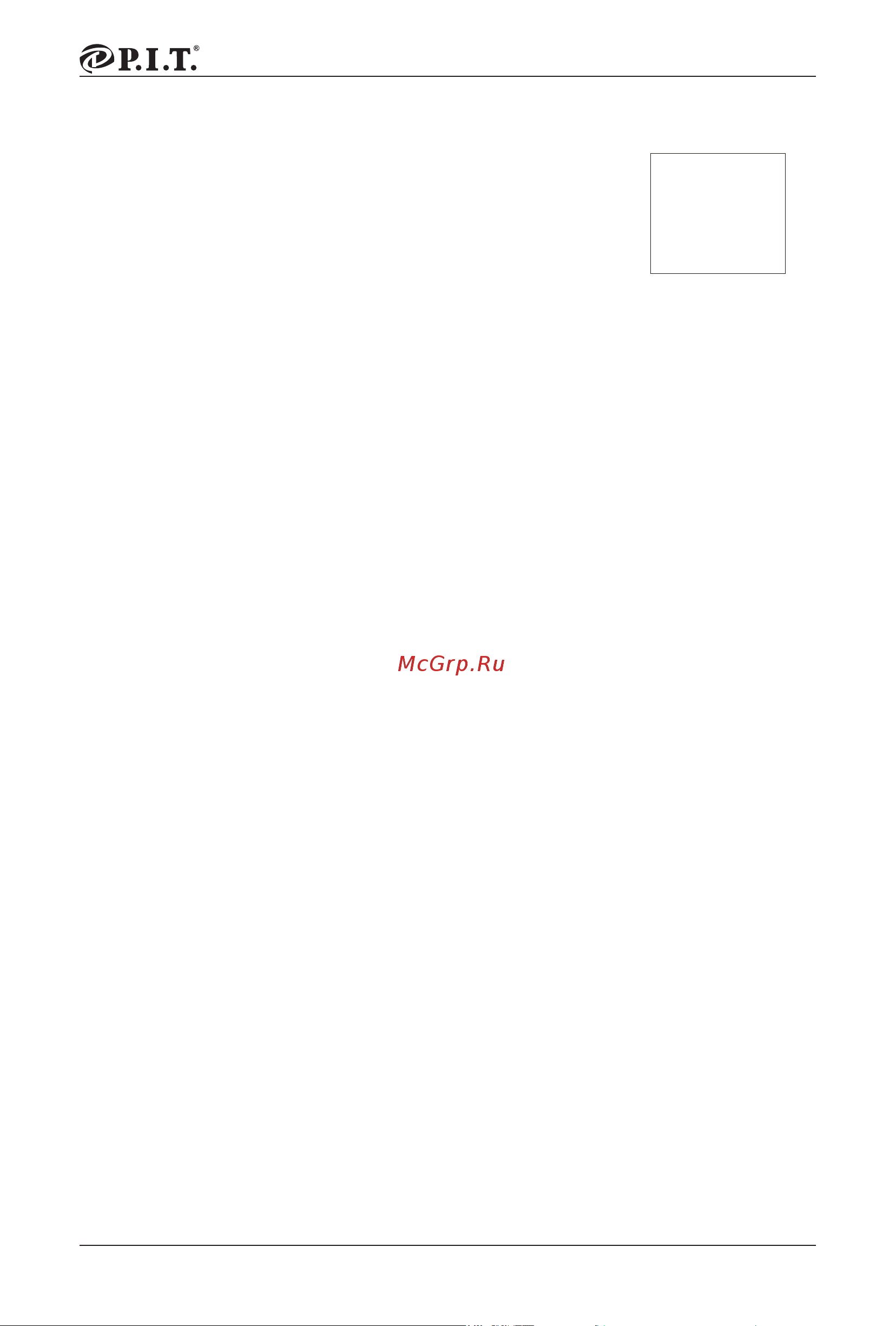 P.I.T. PMT20H-035A SOLO [20/24] P i t warranty certificate
