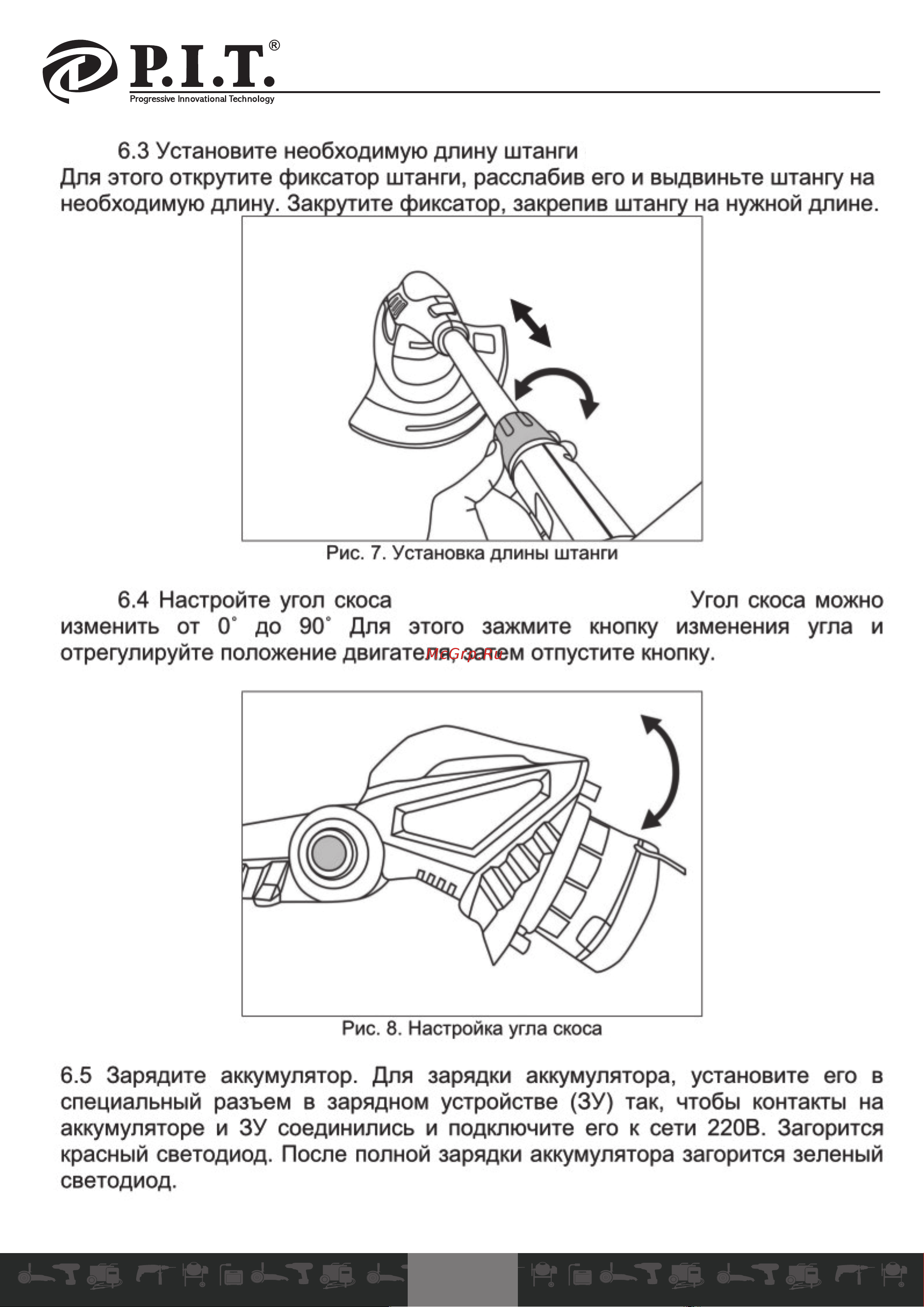 P.I.T. PTR20H-250A/1 Инструкция Пользователя онлайн [22/33] 597055