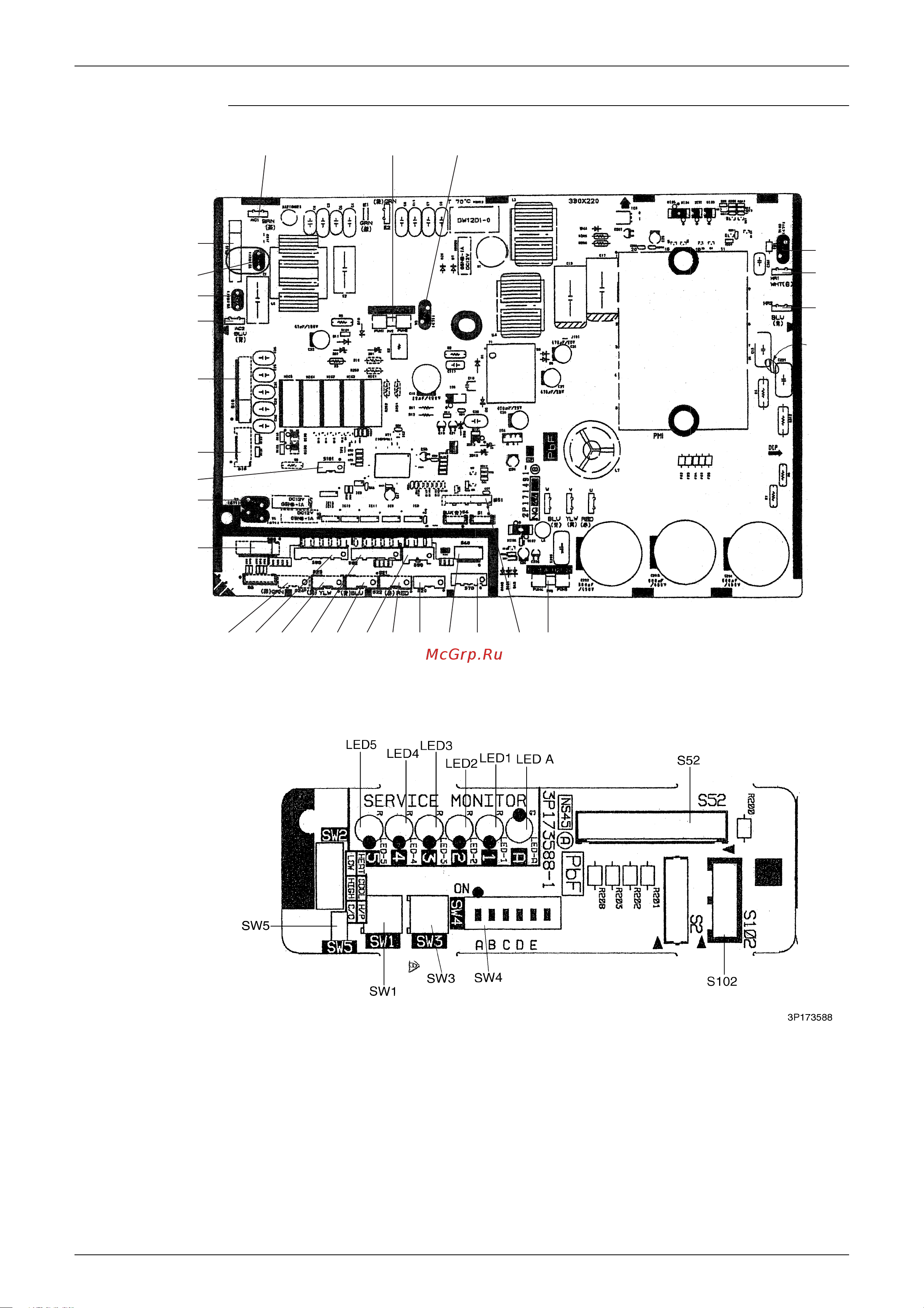 Daikin FTKS50D2V1L [68/359] Pcb detail pcb 1 main pcb