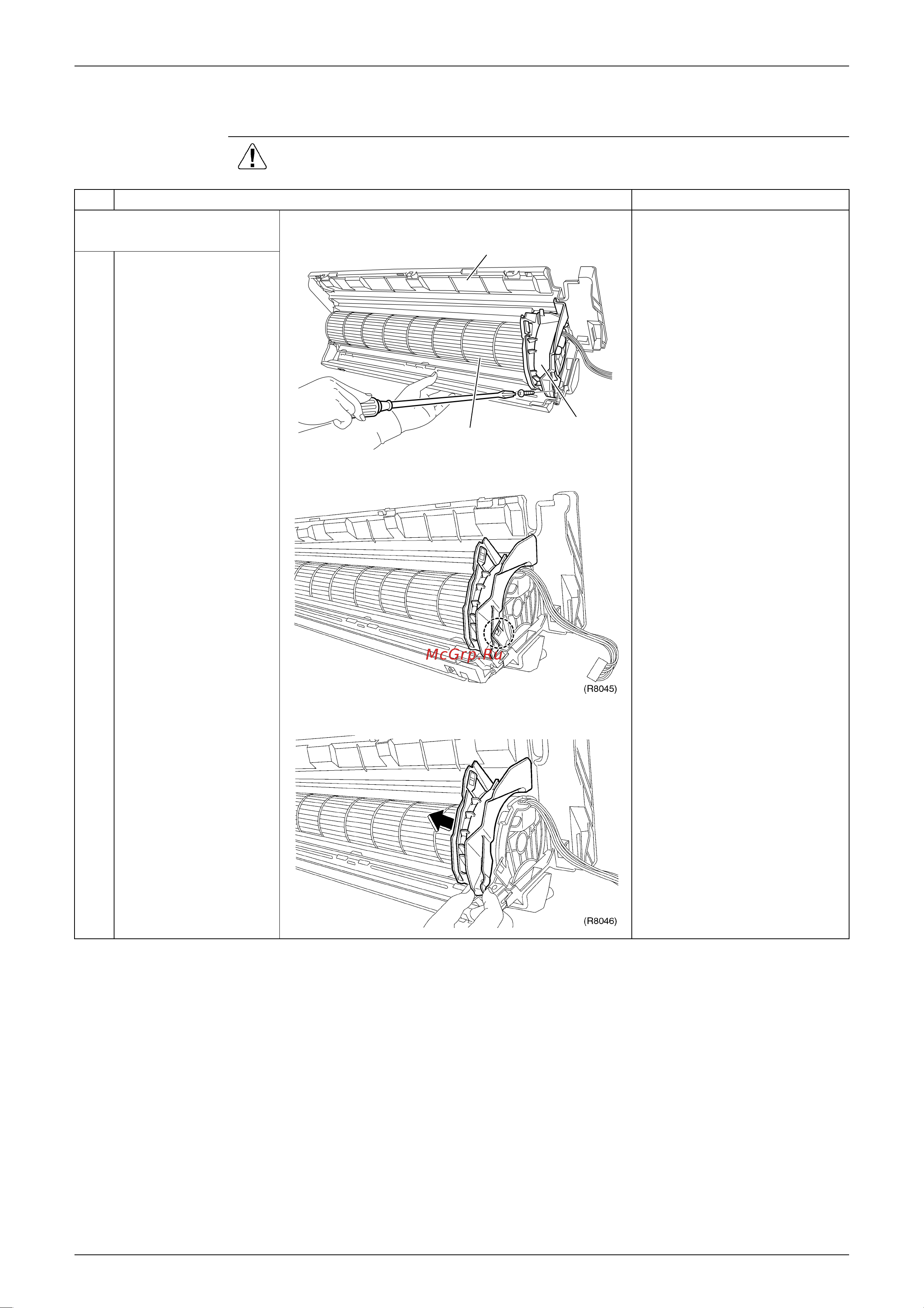 Daikin RK35GV1B [148/184] Removal of fan rotor