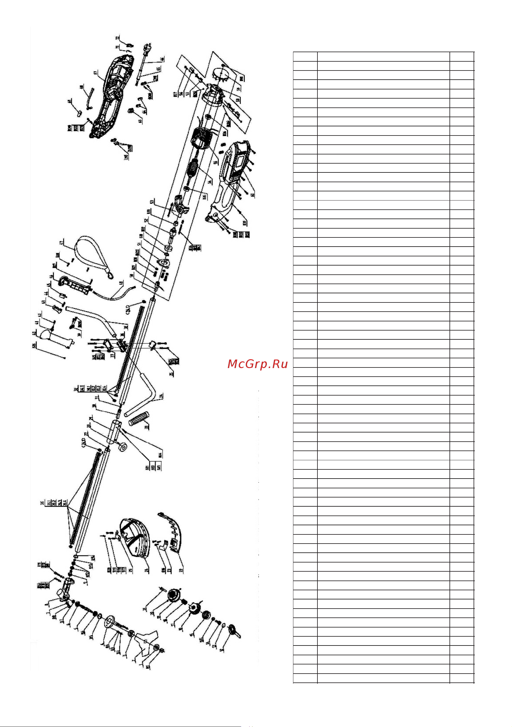 BRAIT BR-1800B [18/24] Деталировка br 1800b