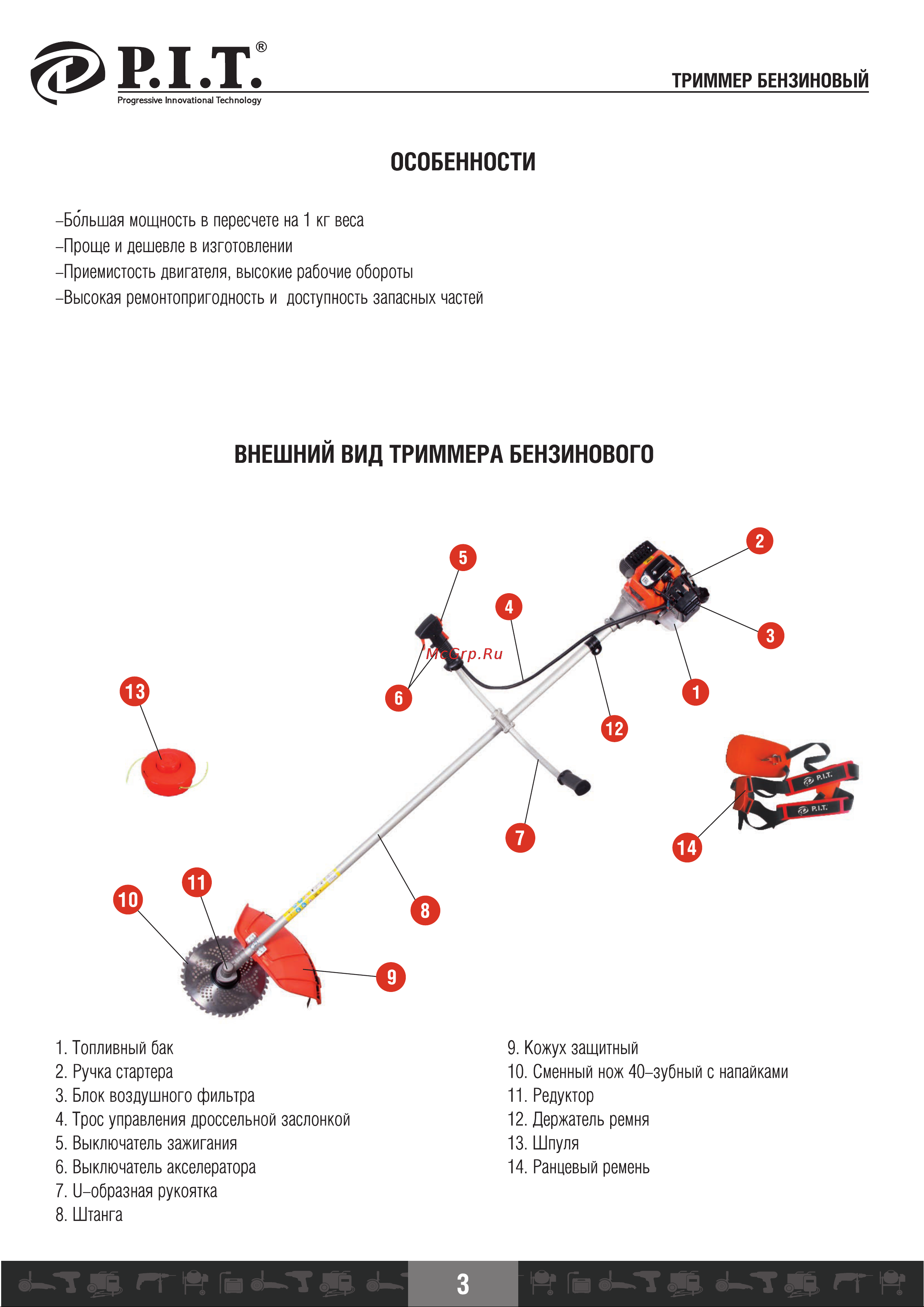 P.I.T. P75103 Инструкция Пользователя онлайн [14/26] 597213