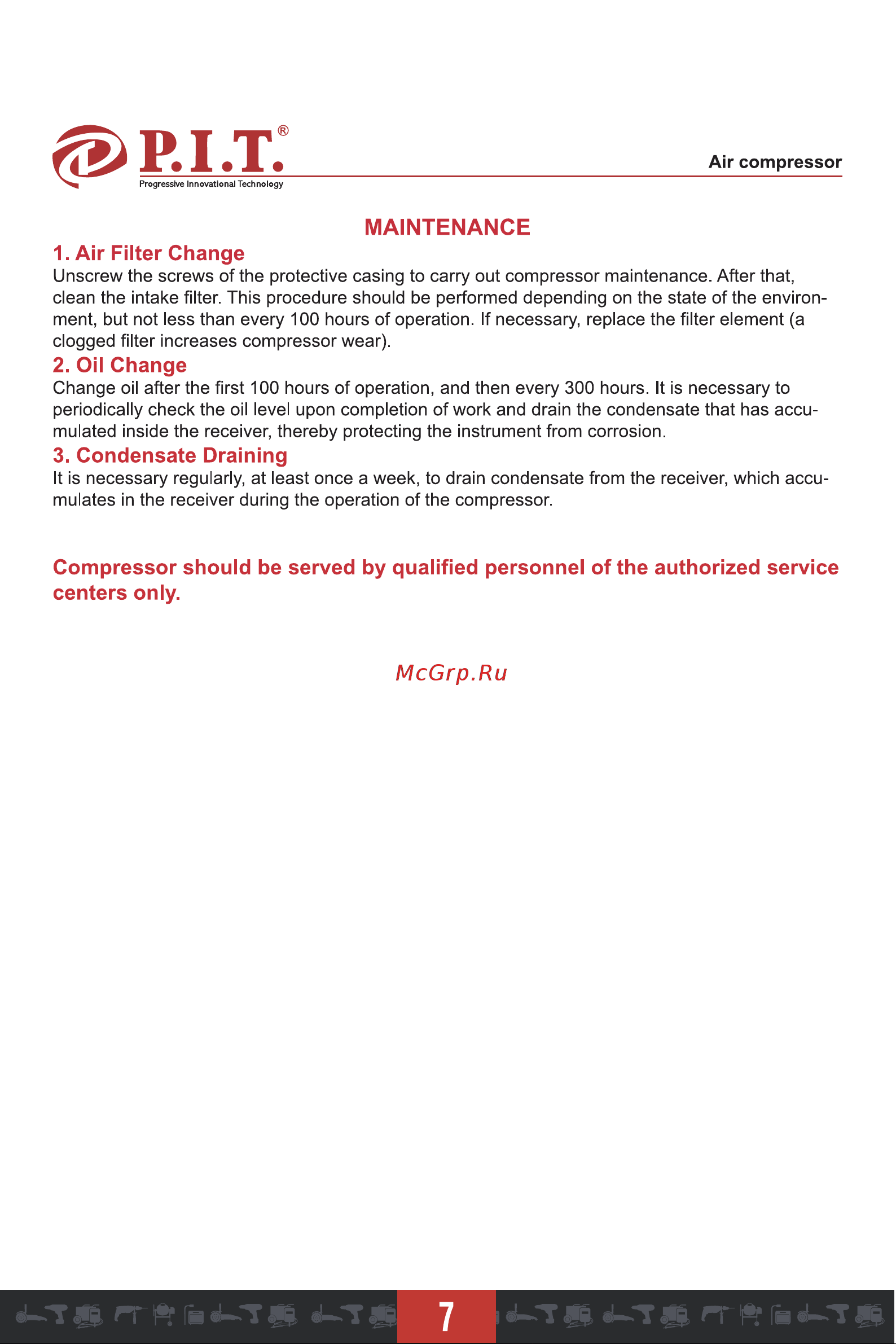 P.I.T. PAC24-C1 [8/25] Oil change