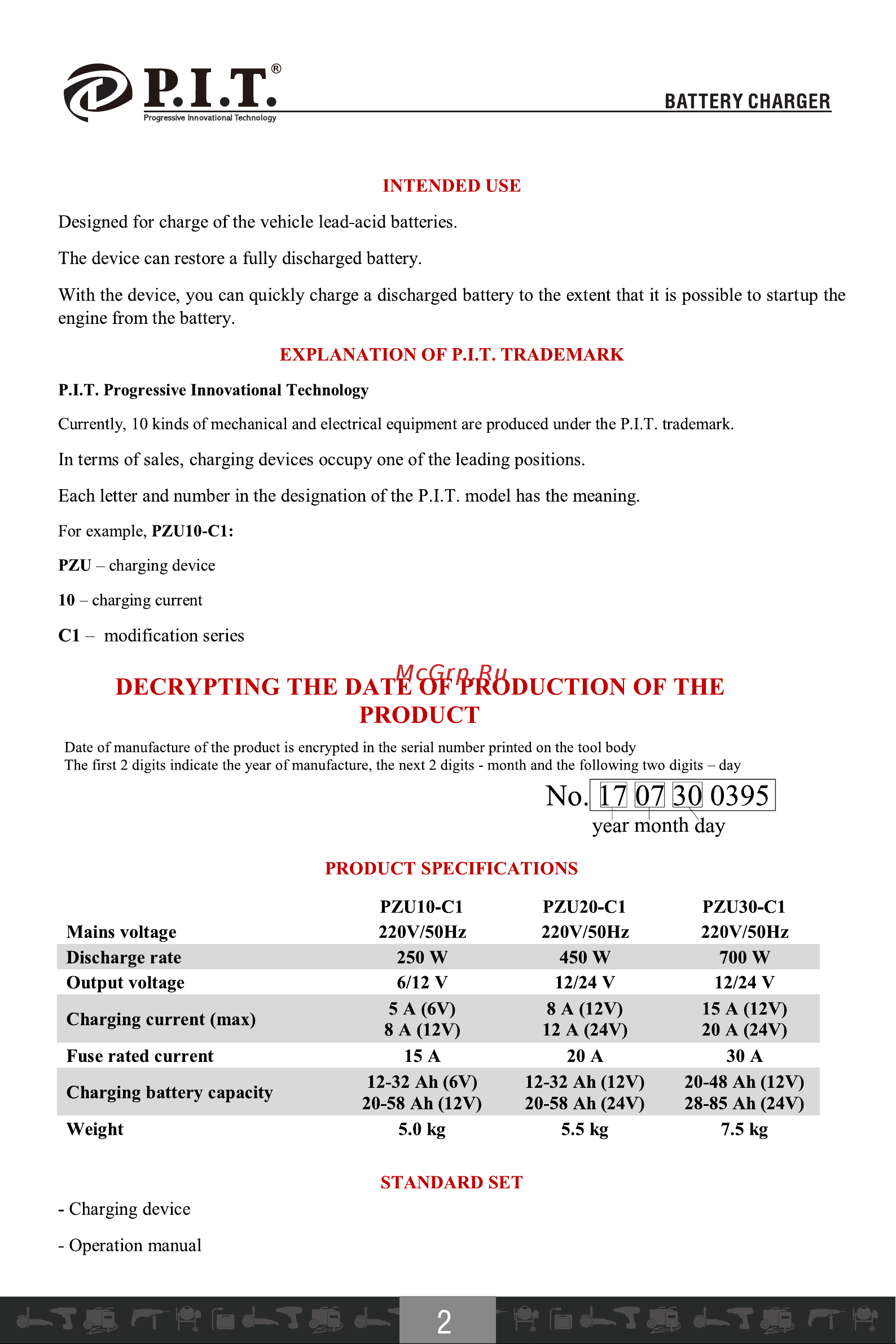 P.I.T. PZU30-C1 [3/18] Product