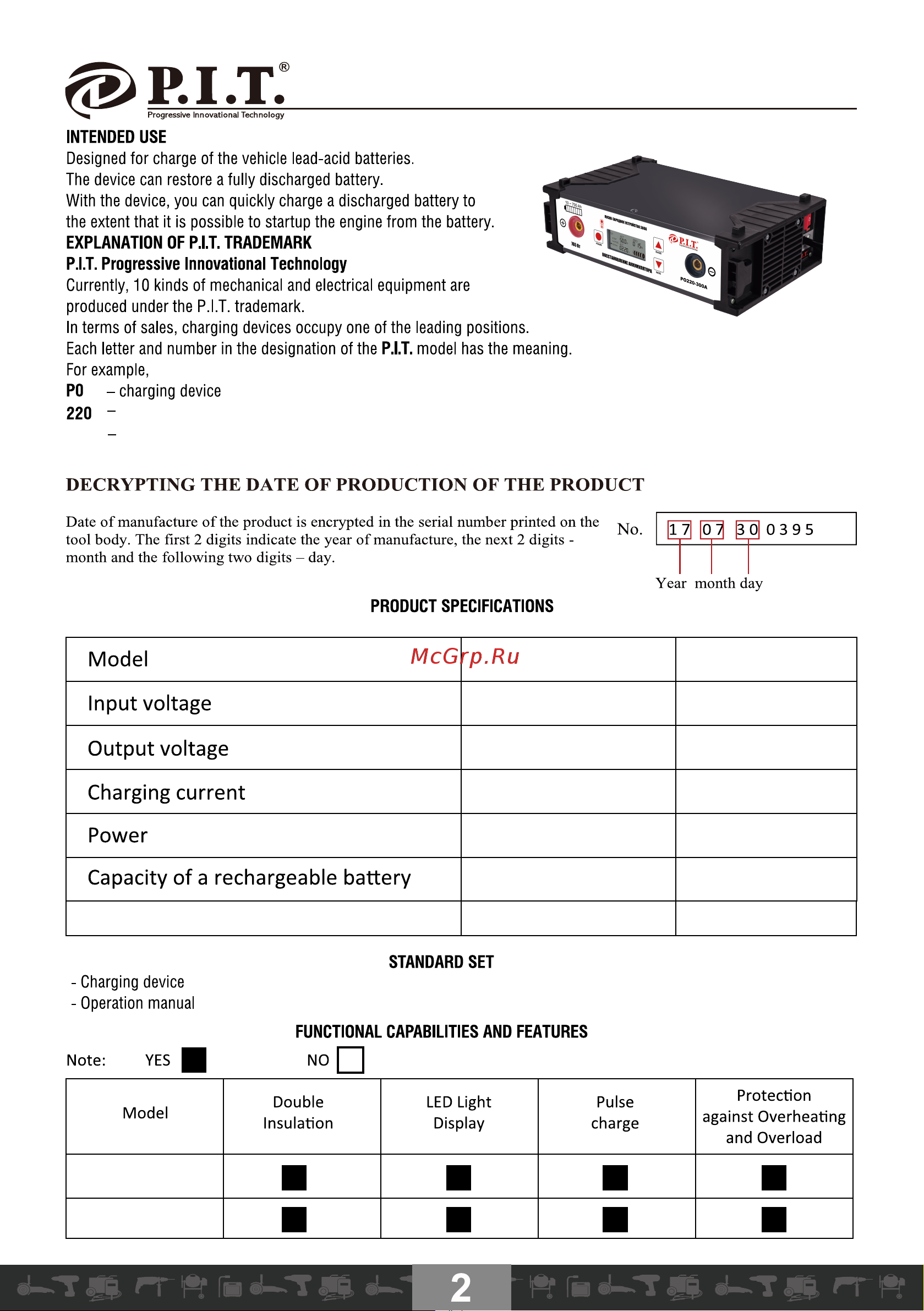 P.I.T. PO220-300A [3/21] Po220 300a po220 600a