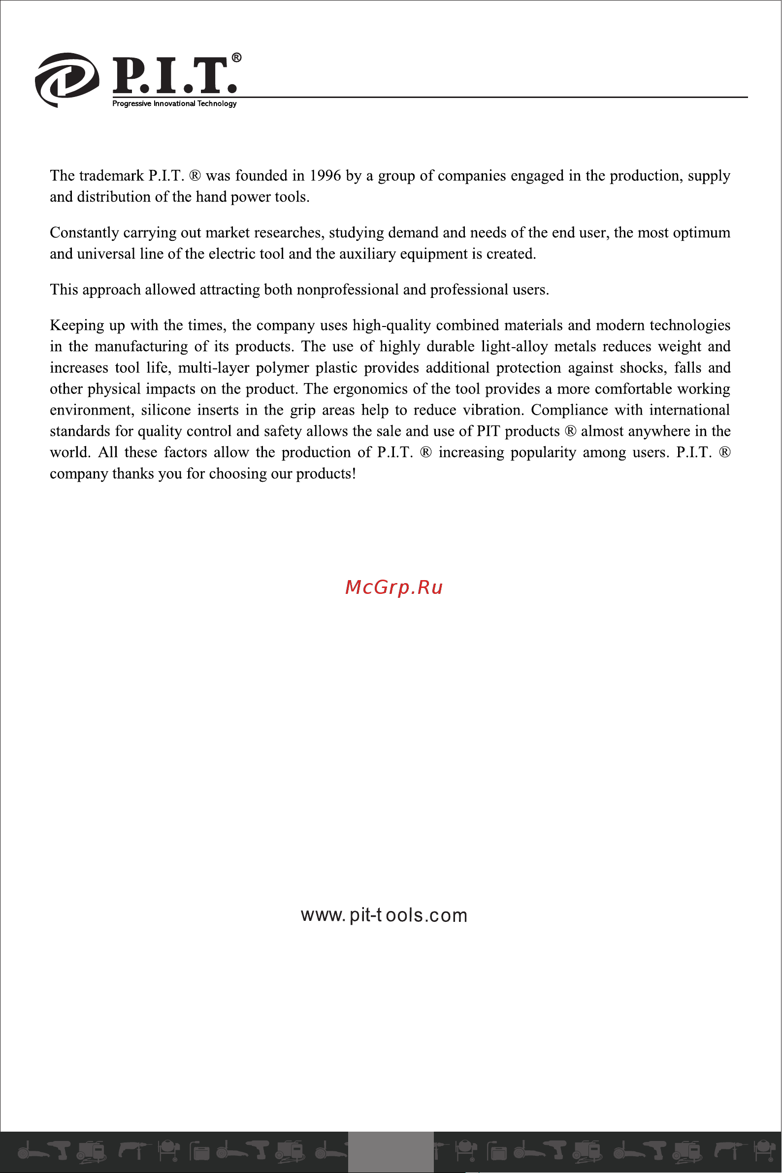P.I.T. PMI200-D1 [2/29] Www pit tools com