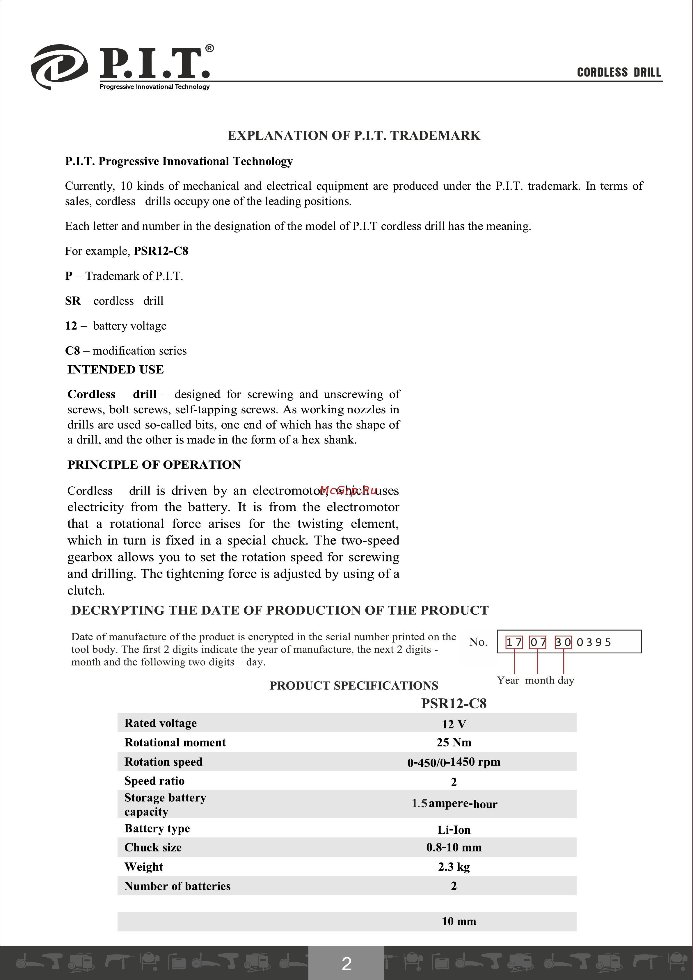 P.I.T. PSR12-C8 [3/20] Psr12 c8