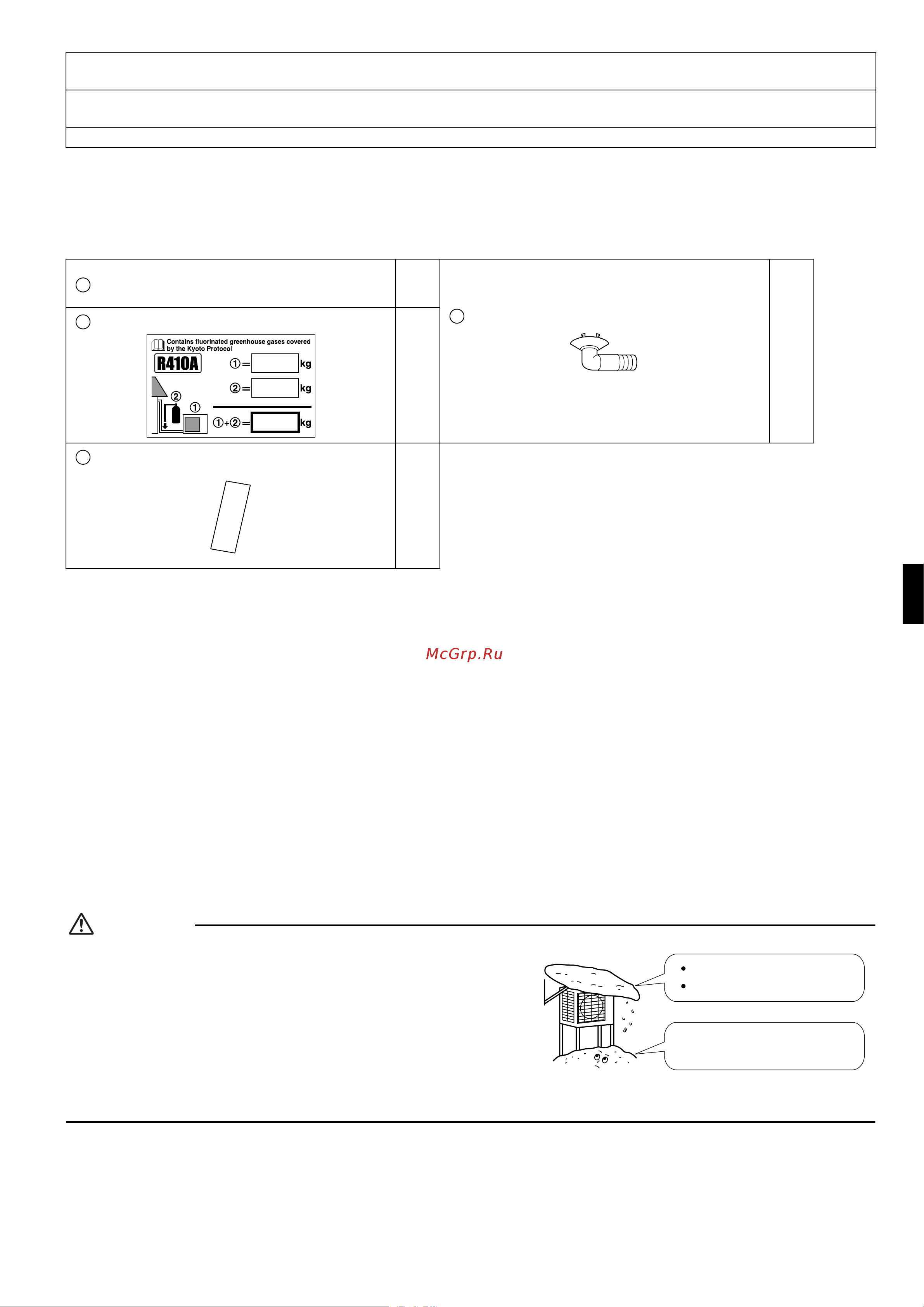 Daikin RX50G3V1B [4/14] Caution