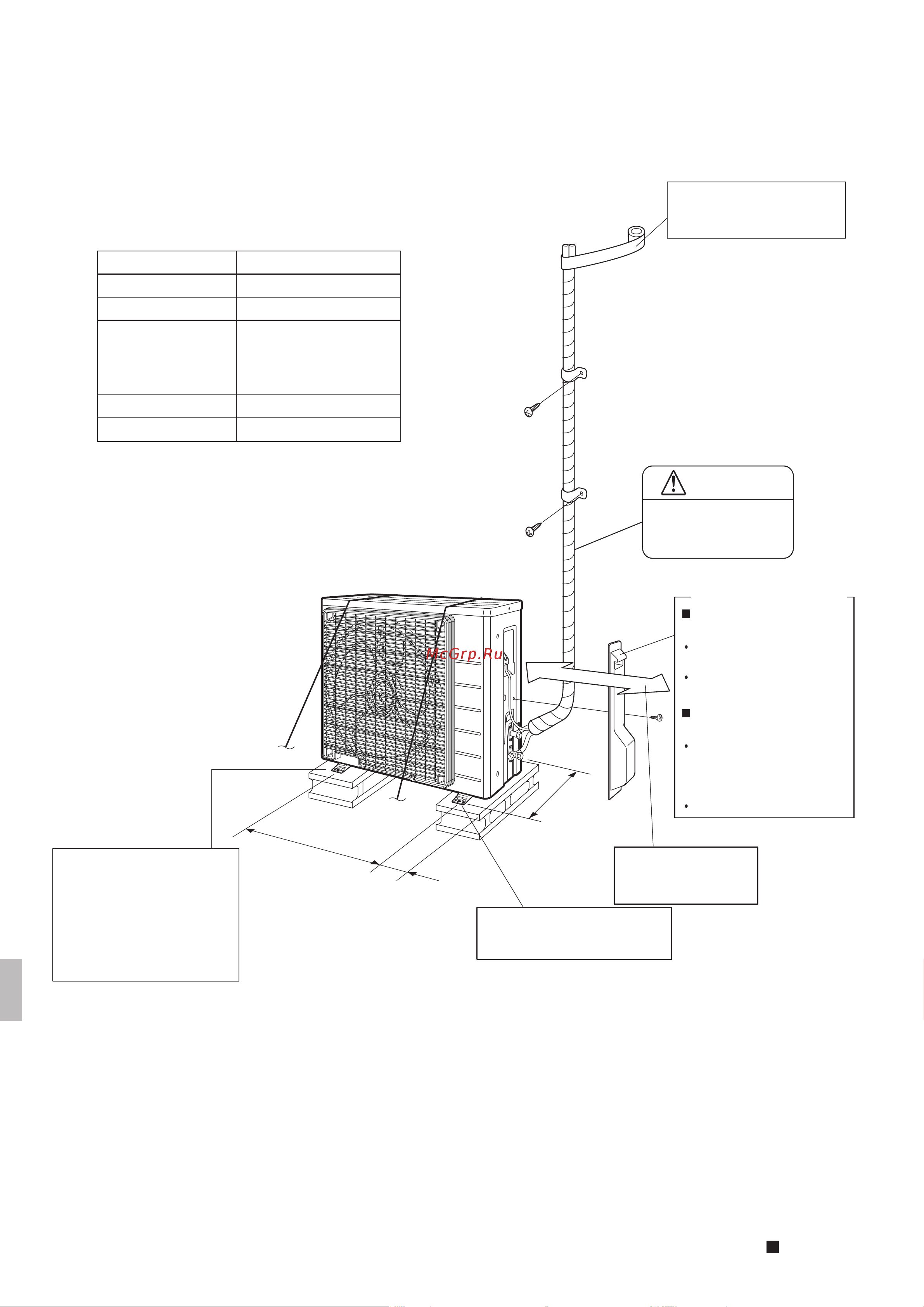 Daikin RX20K5V1B9 [78/124] Αφήστε χώρο για τις σωληνώσεις και τη συντή ρηση των ηλεκτρικών συνδέσεων