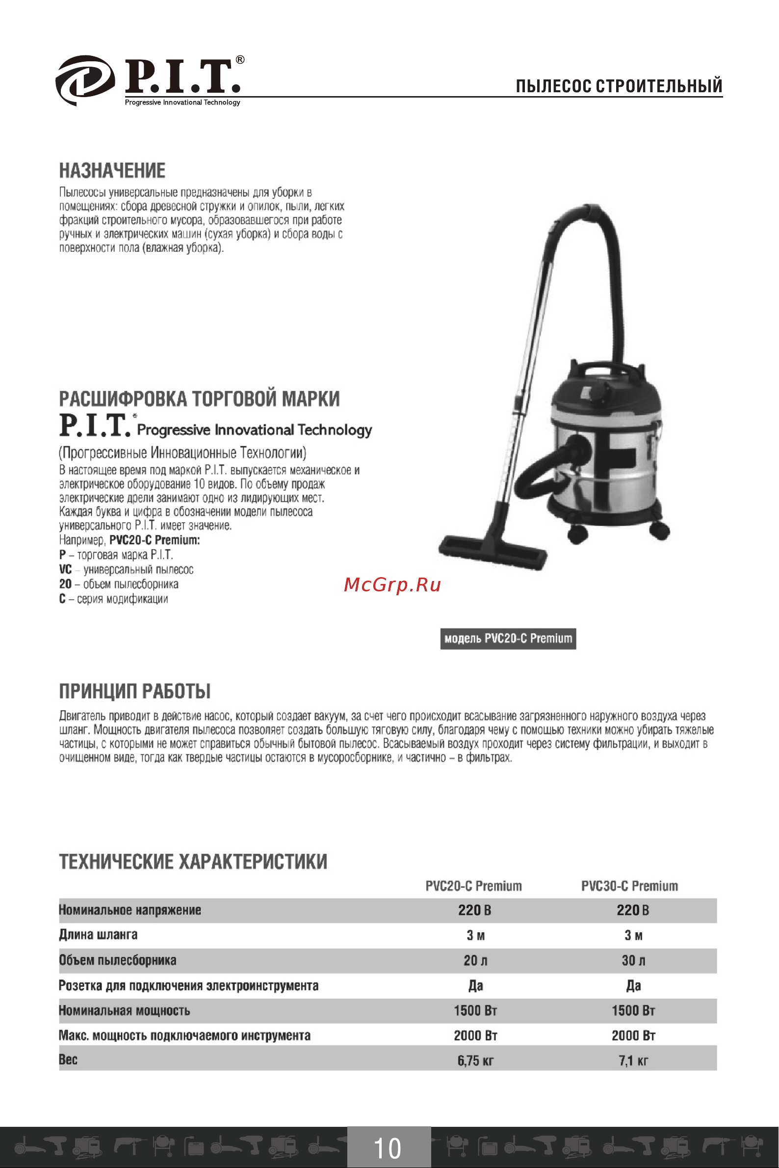 P.I.T. PVC30-C МАСТЕР [11/22] 页 11