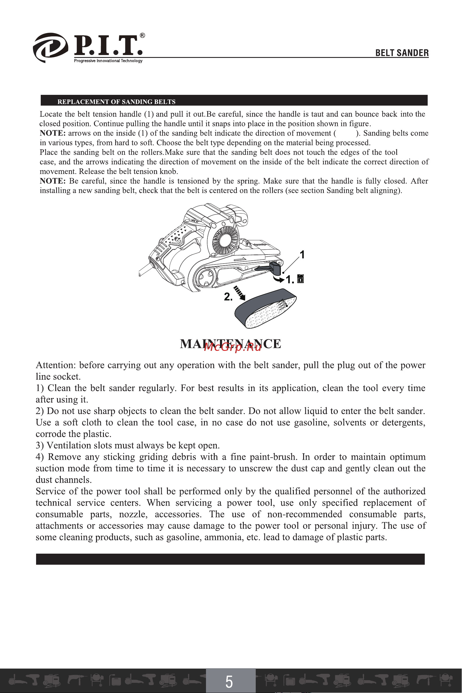 P.I.T. PBS75-C1 [6/22] Maintenance