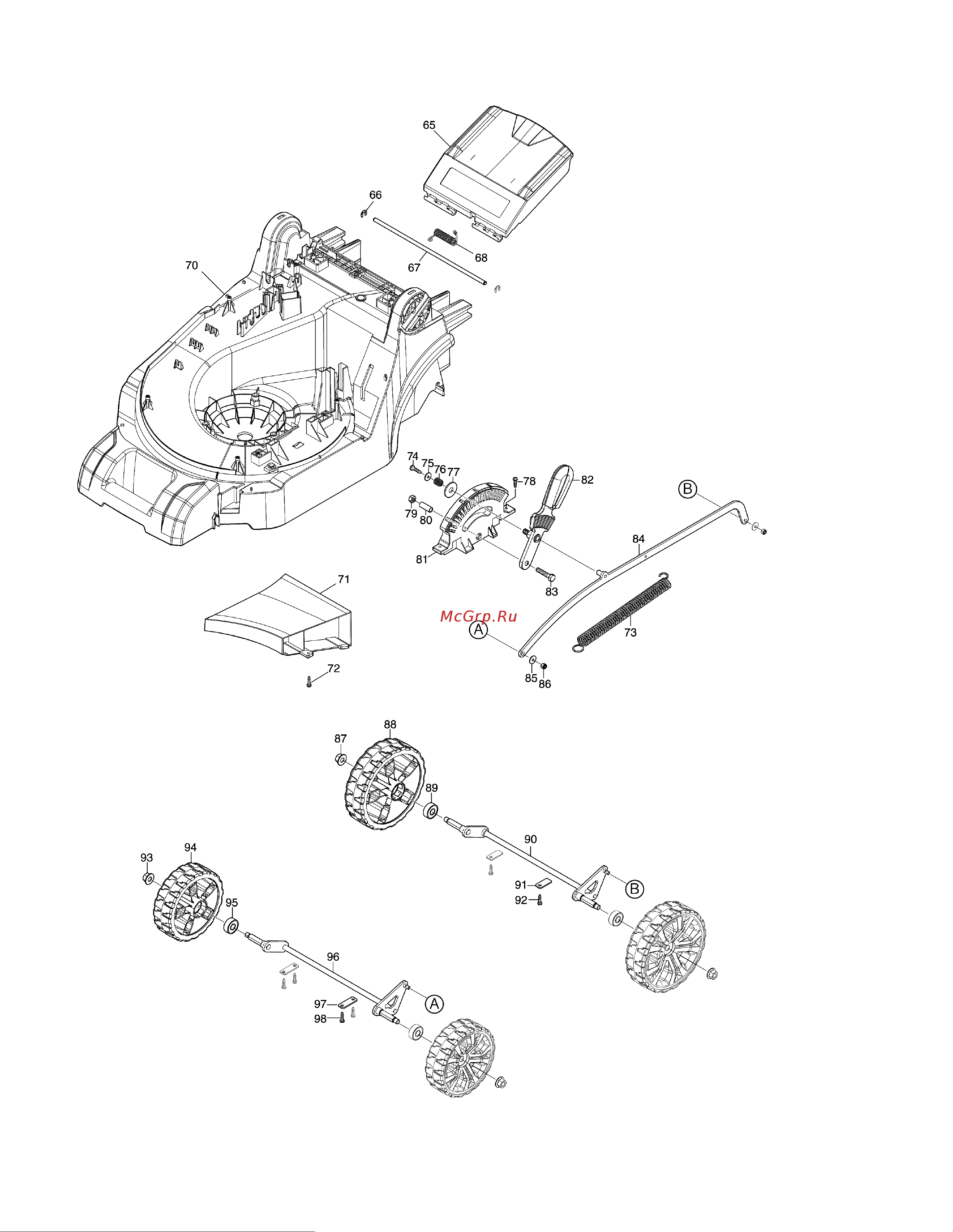 Makita DLM382PM2 Список деталей онлайн [3/7] 597537