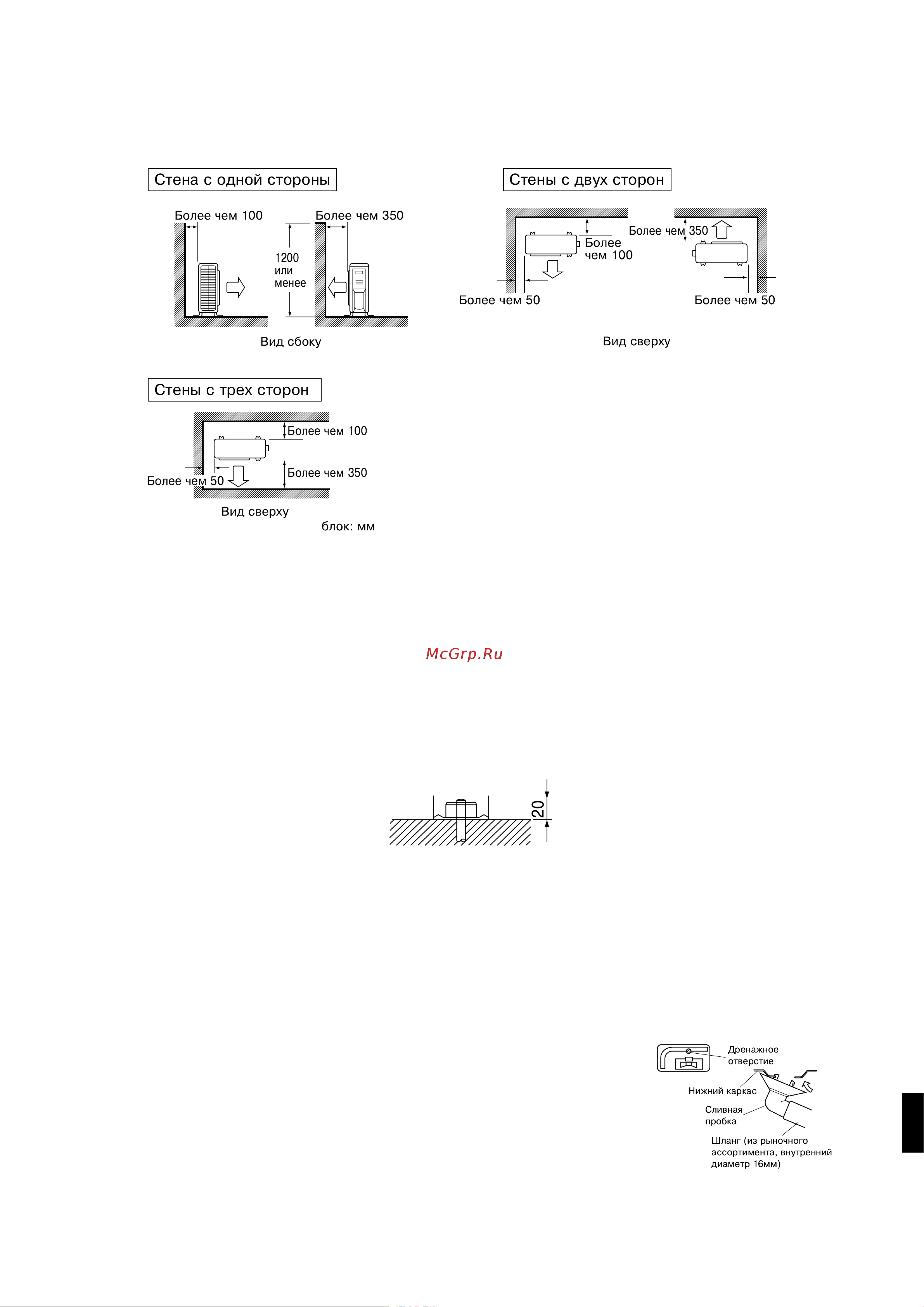 Daikin RKS50J2V1B [5/12] Монтаж наpóжноãо блоêа