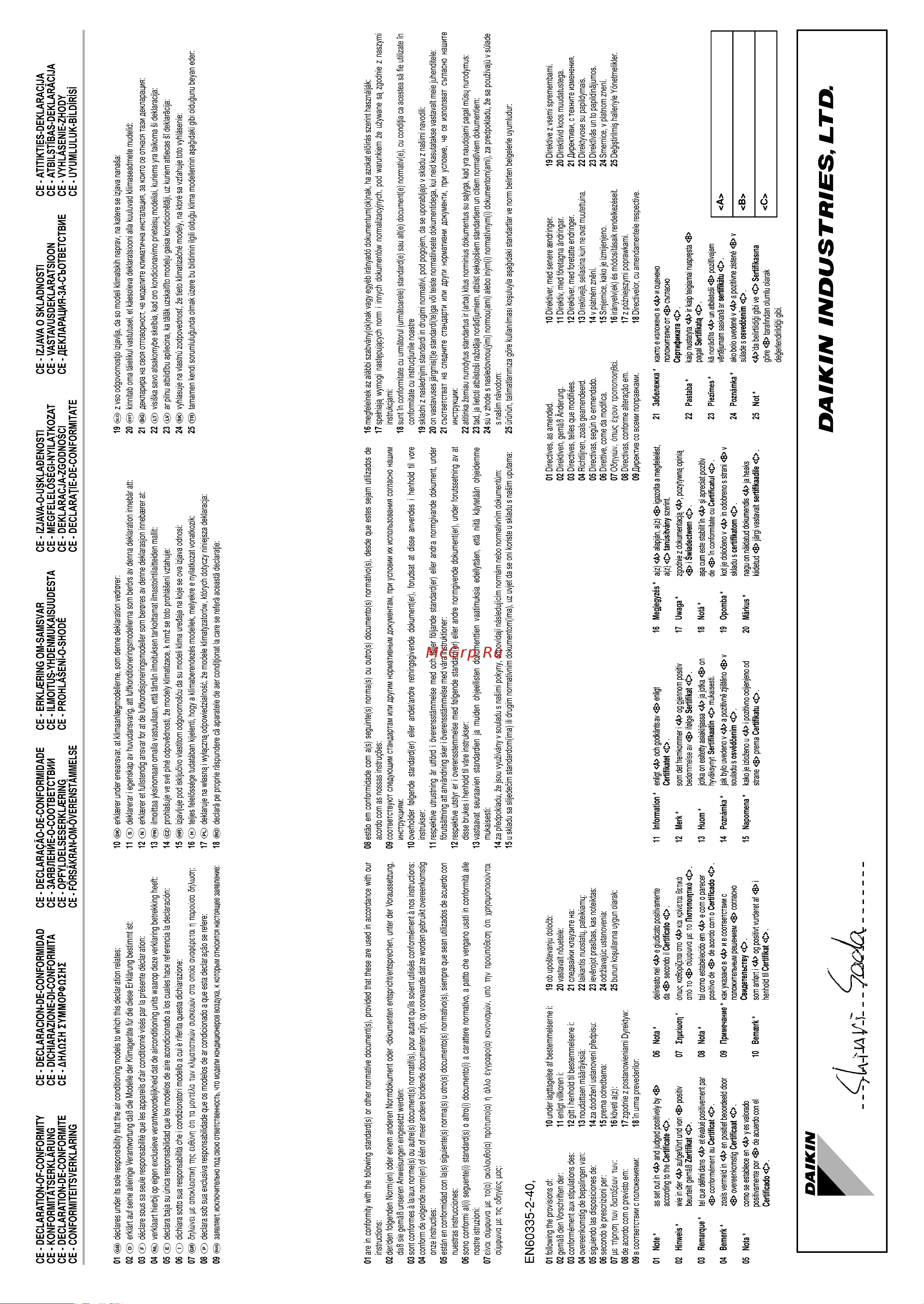 Daikin RX-GVB.pdf [2/16] Umeda center bldg 2 4 12 nakazaki nishi kita ku osaka 530 8323 japan