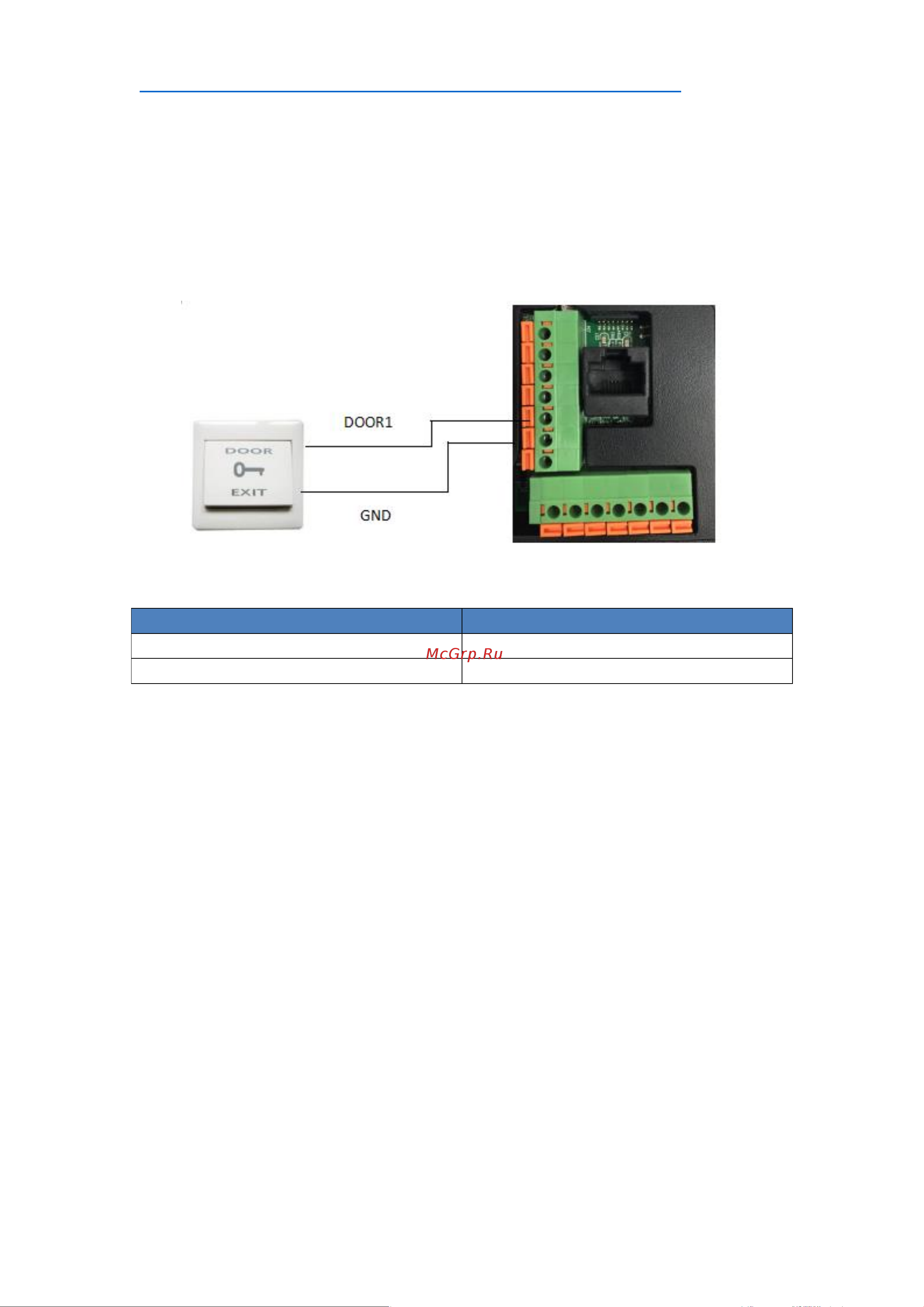 Akuvox R26P OW [6/7] Подключение механизмов открытия закрытия двери