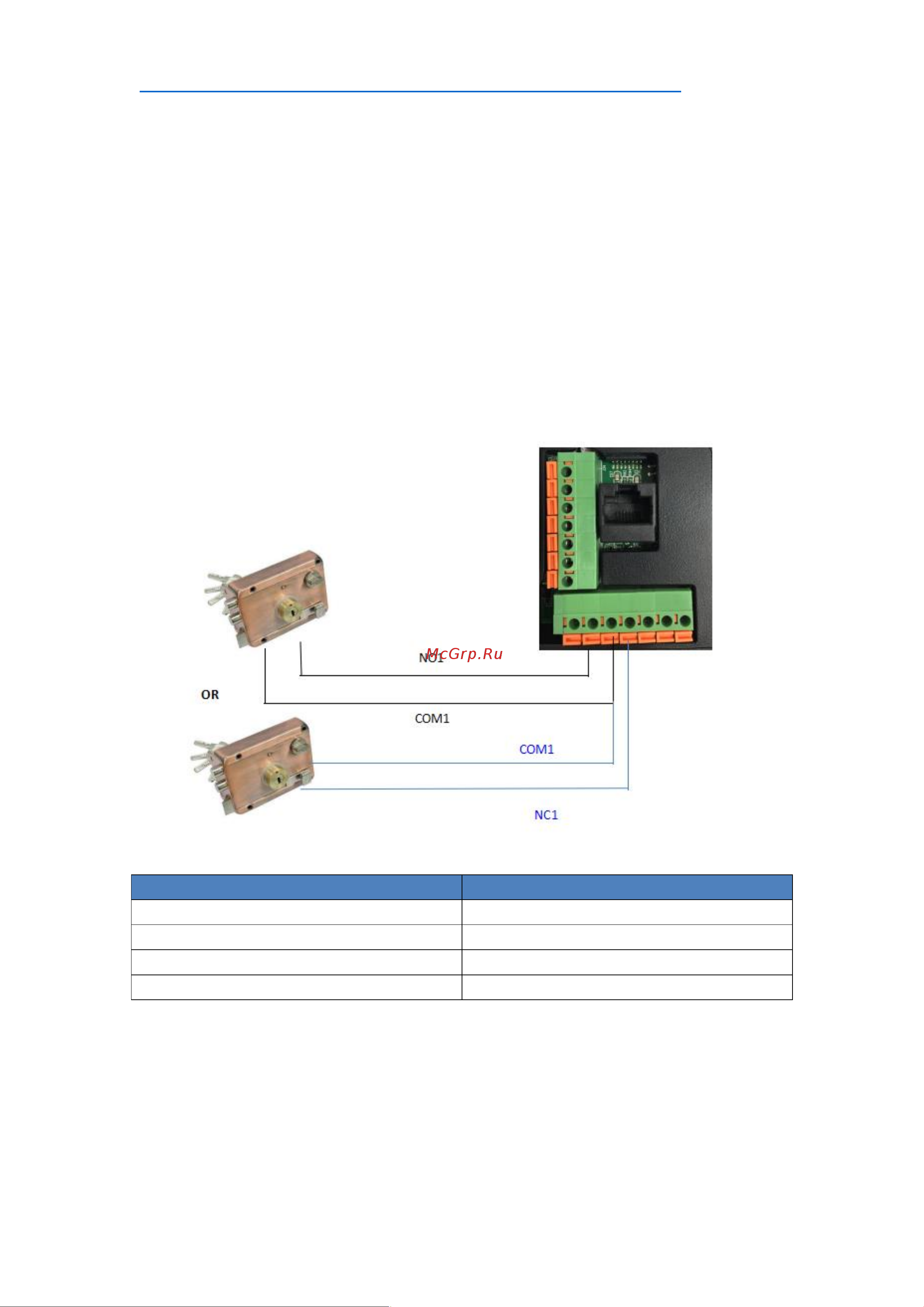 Akuvox R26P OW [7/7] Подключение реле