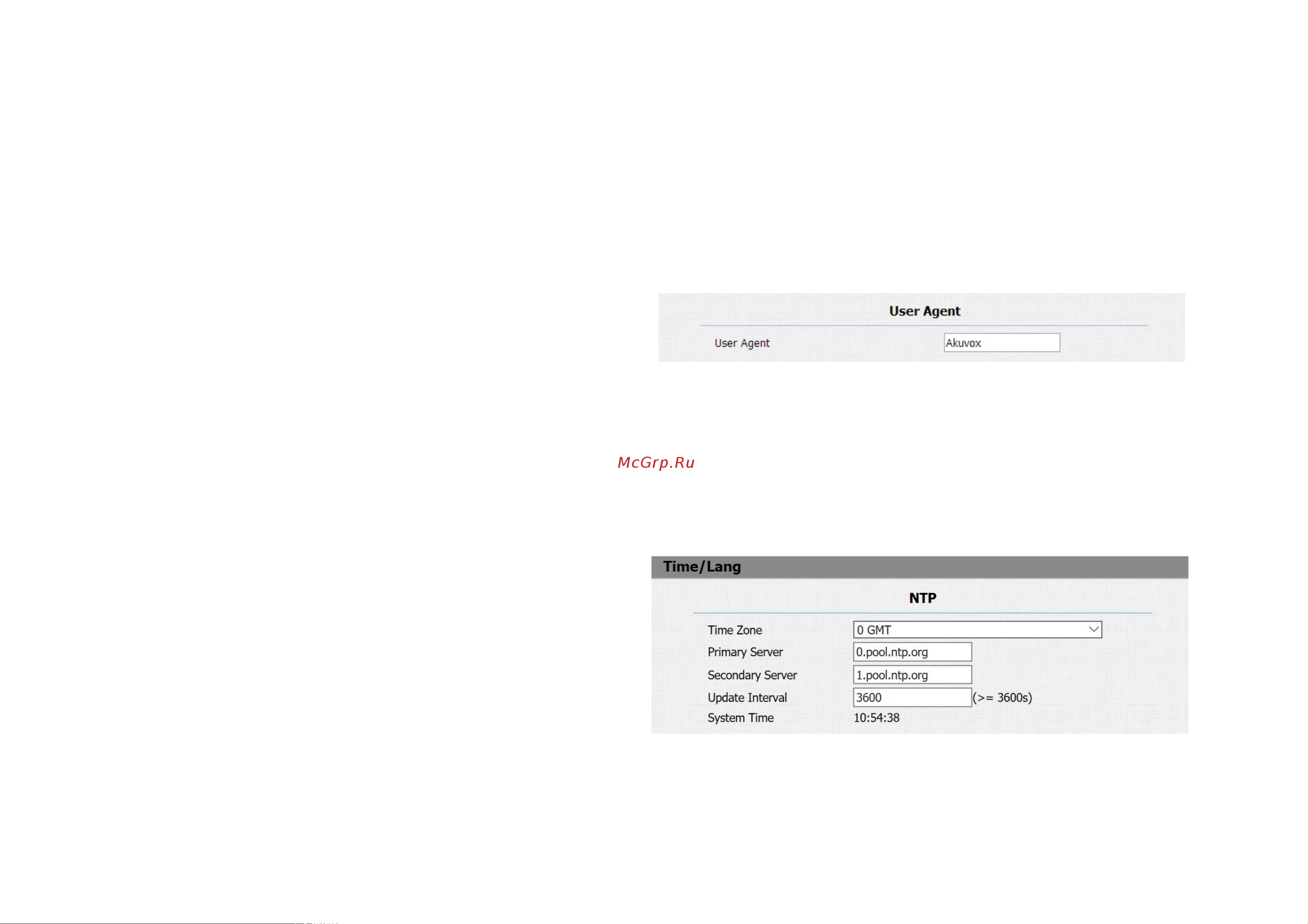Akuvox R26P OW [35/46] Useragent