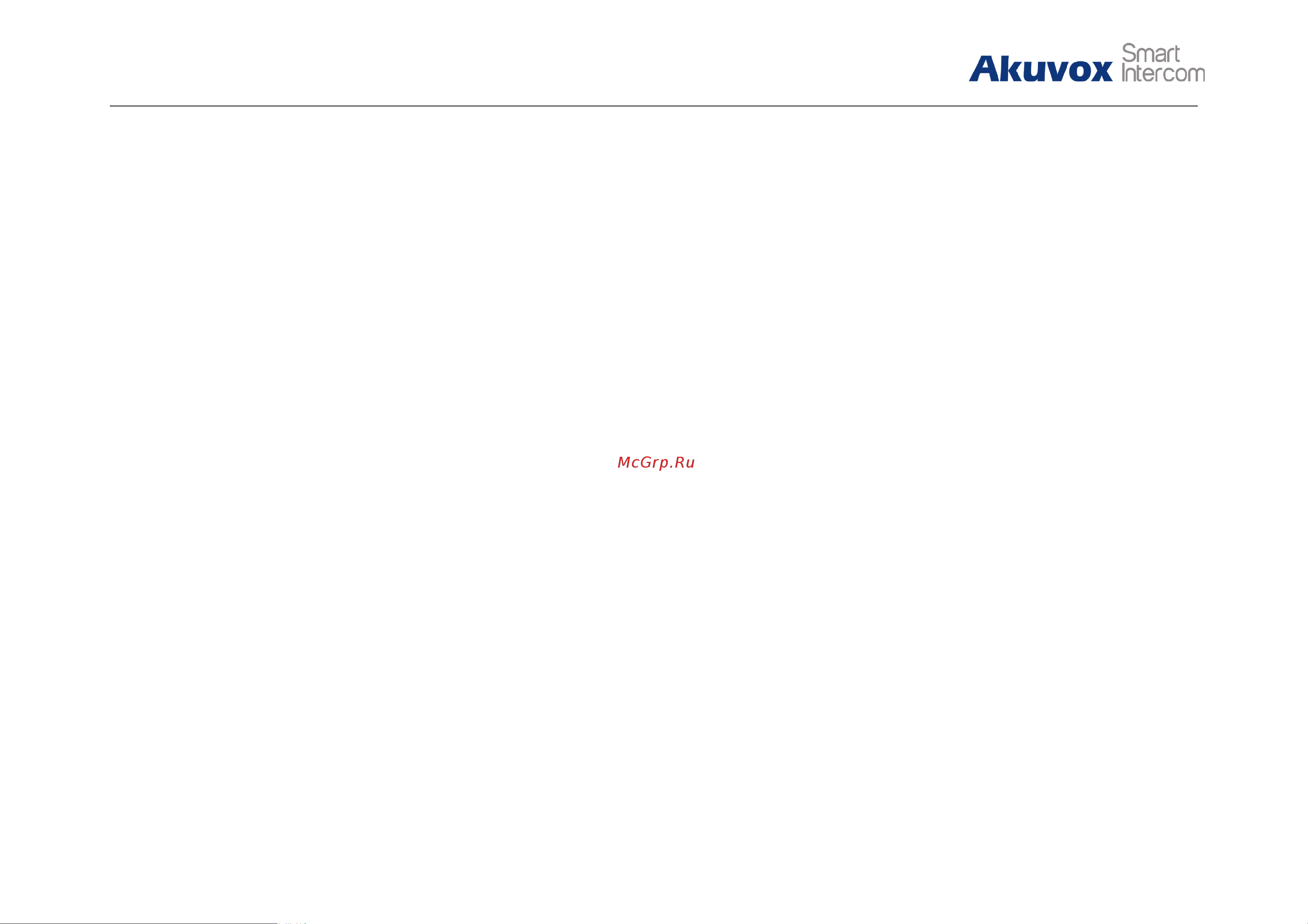 Akuvox R26B [6/10] R26b руководство пользователя