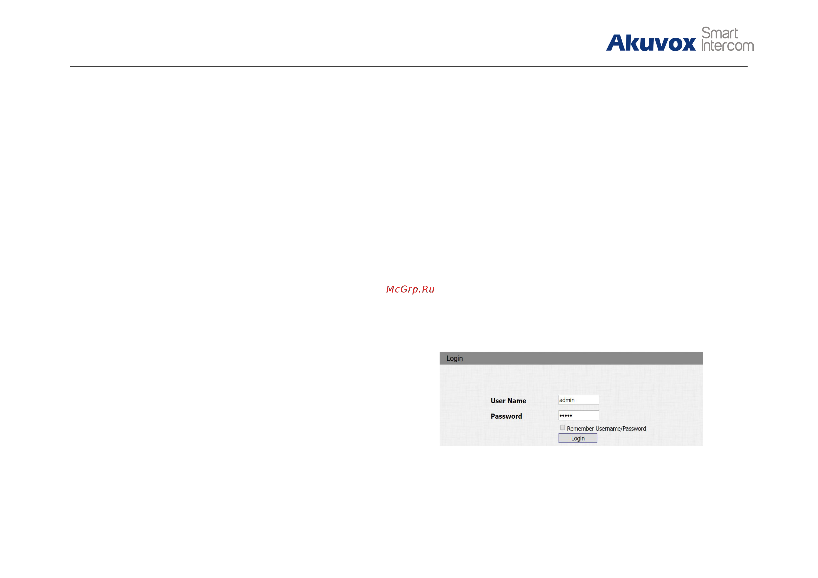 Akuvox R26B [12/54] Gettingstarted