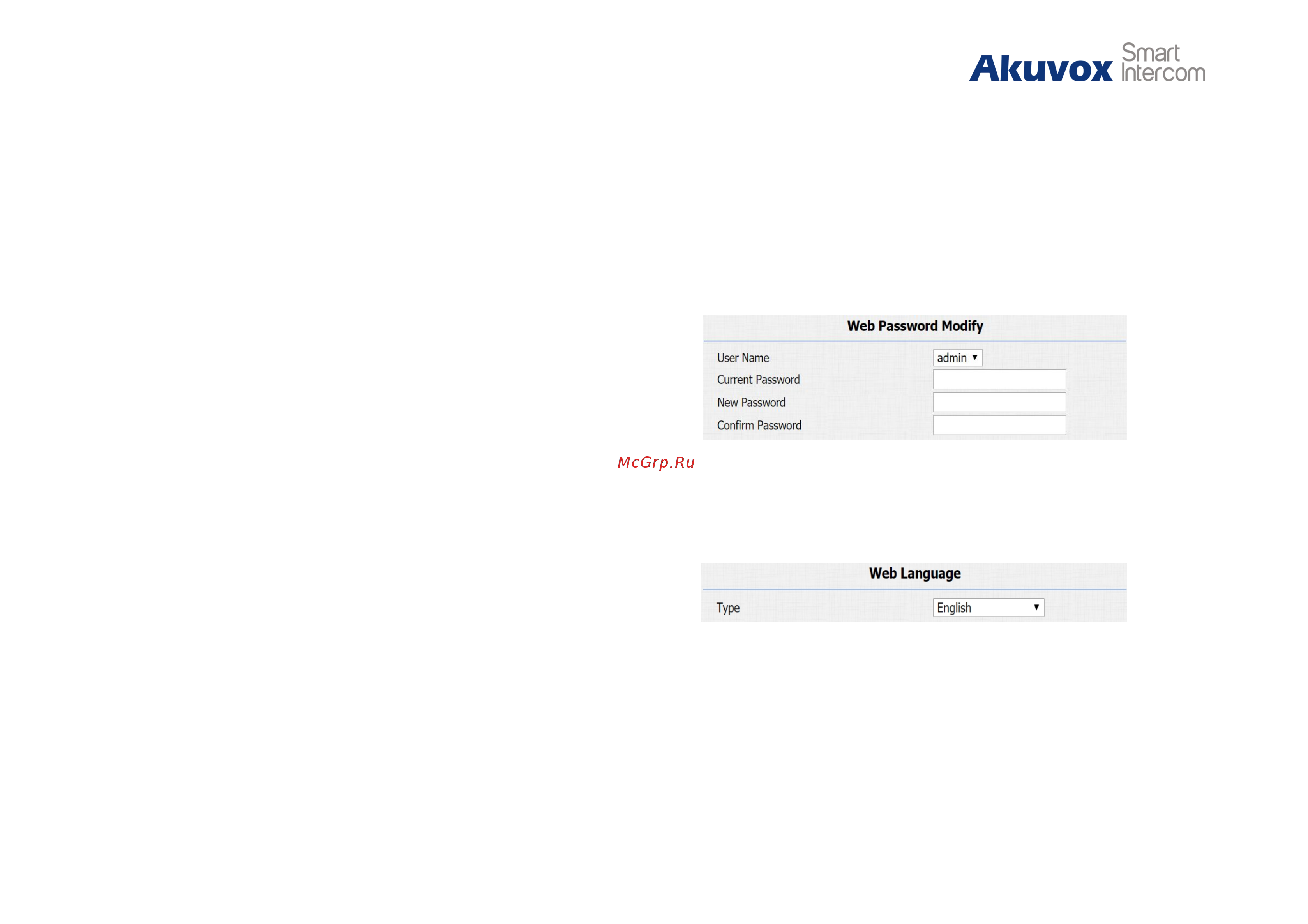 Akuvox R26B [13/54] Language