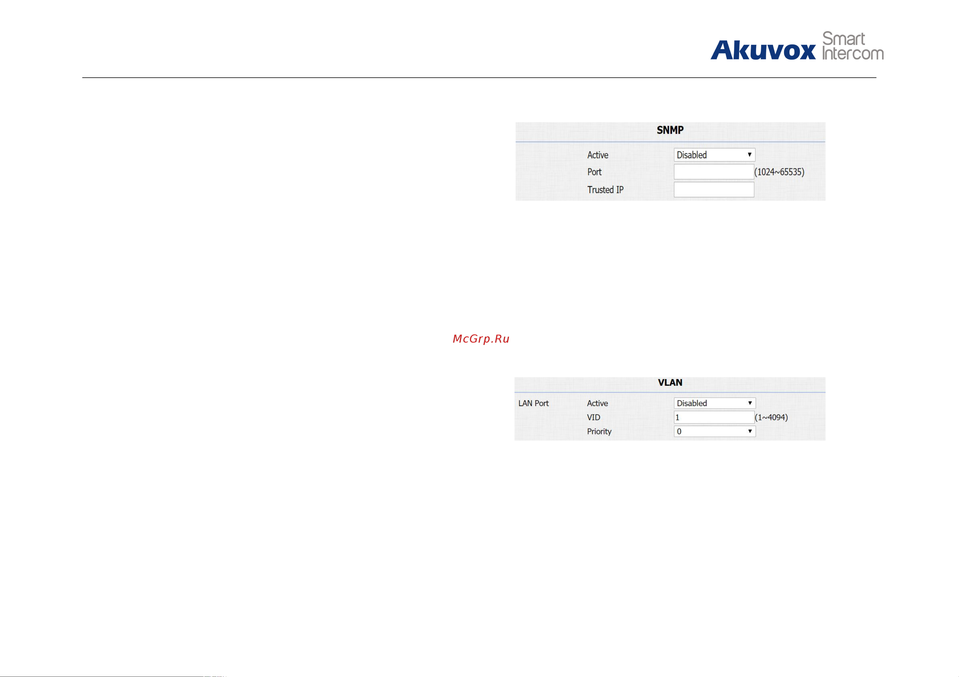 Akuvox R26B Руководство Пользователя онлайн [16/54] 597840