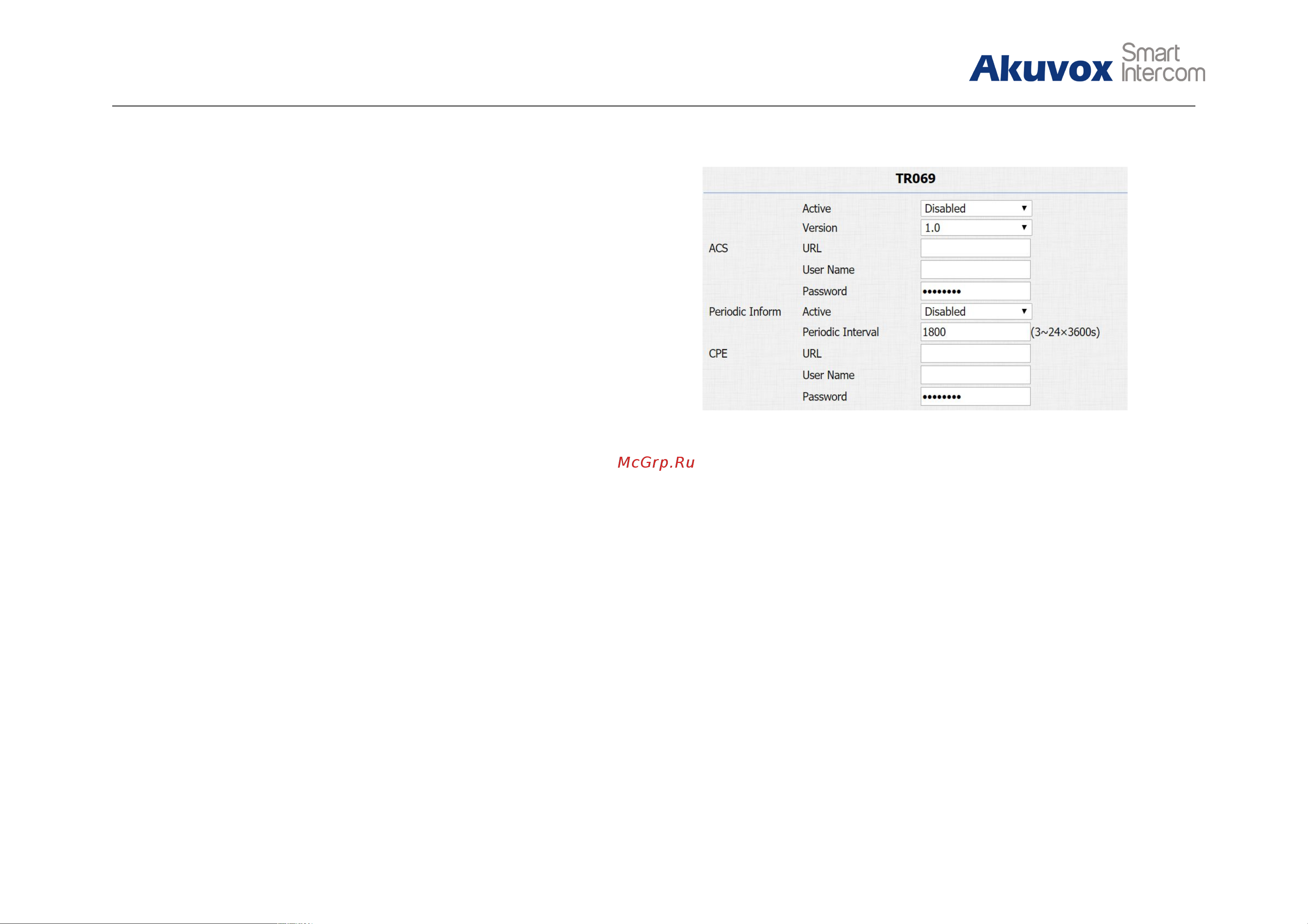 Akuvox R26B Руководство Пользователя онлайн [17/54] 597840