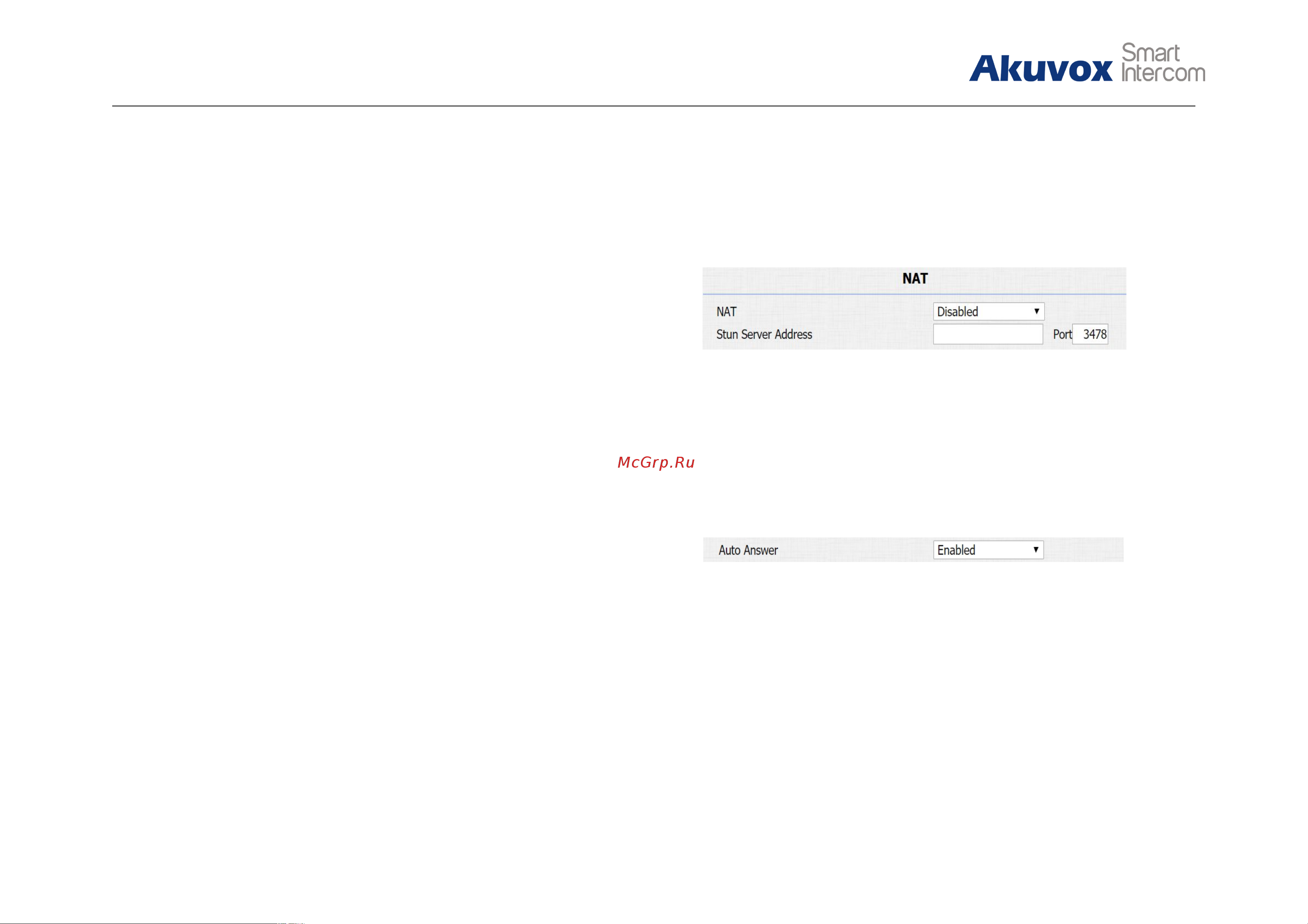 Akuvox R26B [23/54] Autoanswer