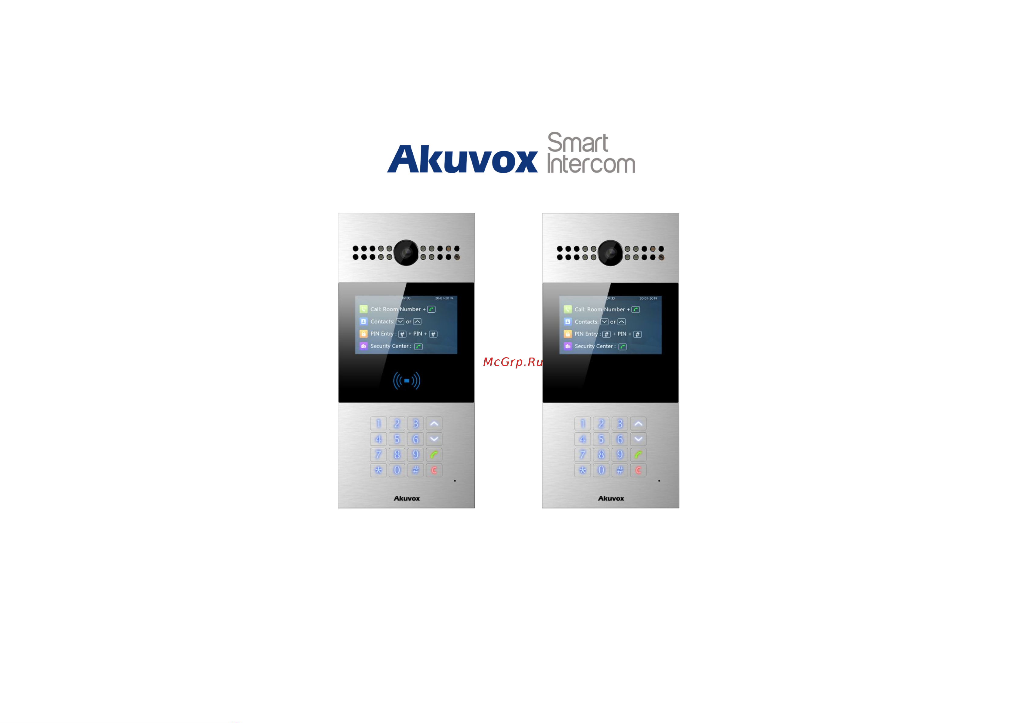 Akuvox R28A Краткое руководство пользователя онлайн
