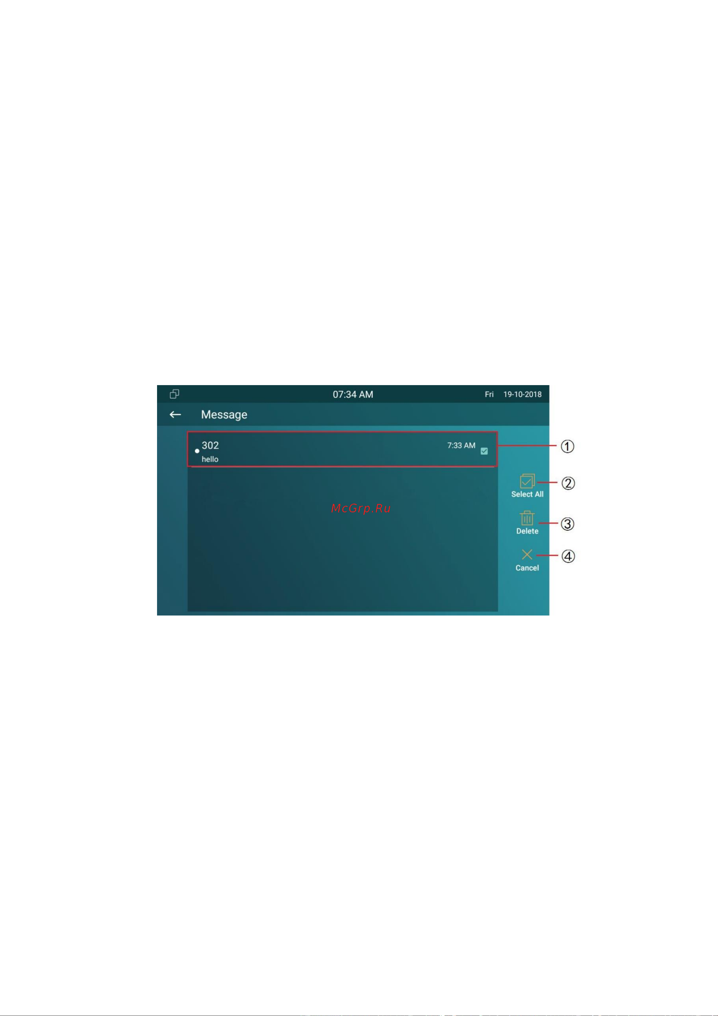 Akuvox С315S [17/55] Текстовые сообщения