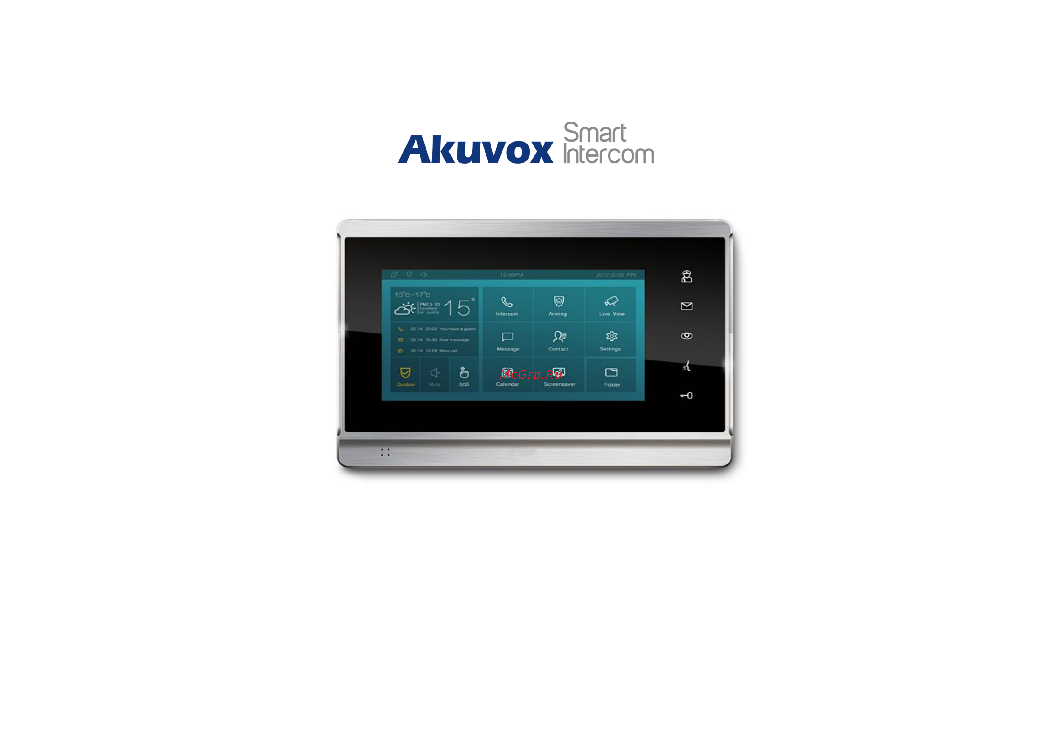 Akuvox IT82R Руководство Пользователя онлайн