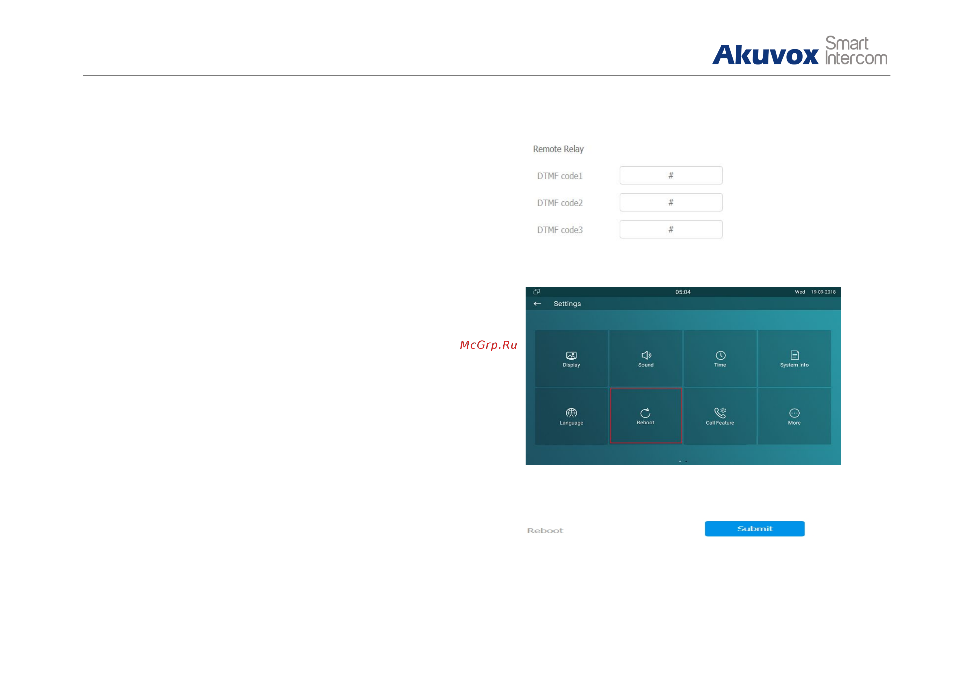 Akuvox IT82R [51/72] Remote relay