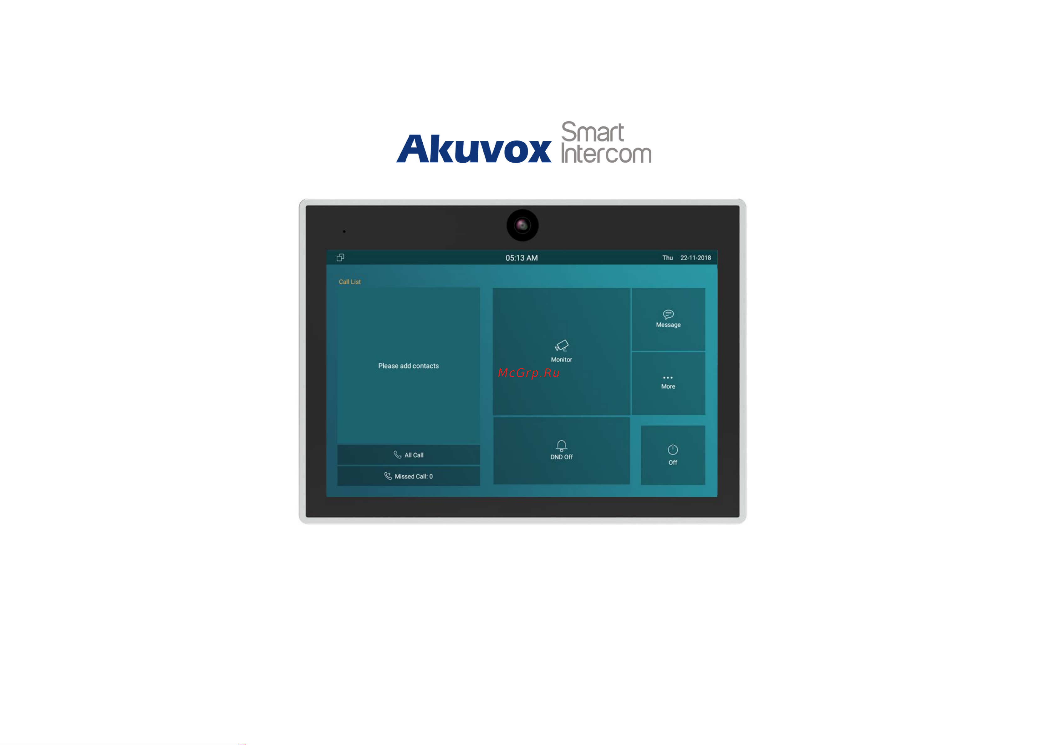 Akuvox IT83A Руководство Пользователя онлайн