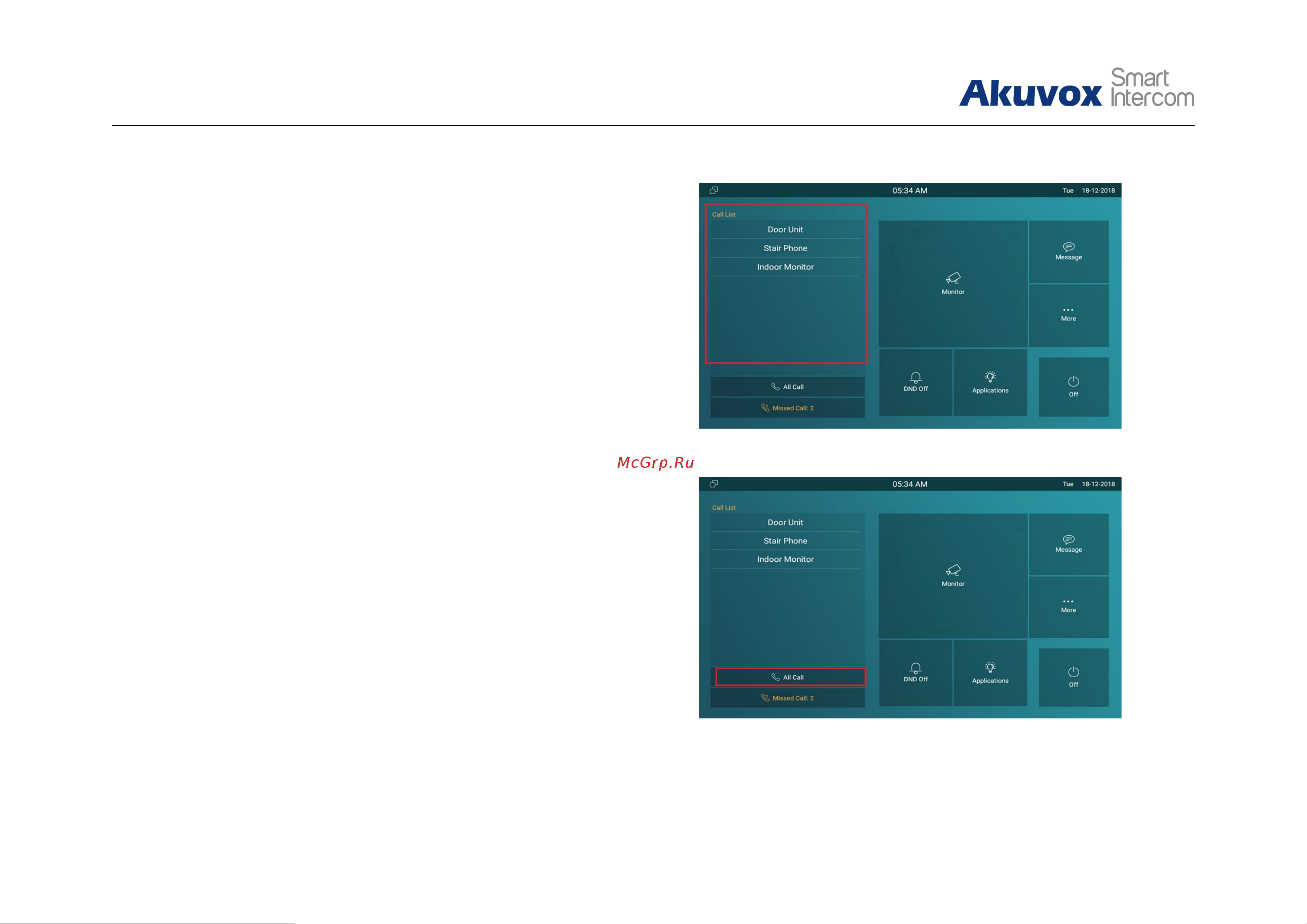 Akuvox IT83A [14/75] Makingacall