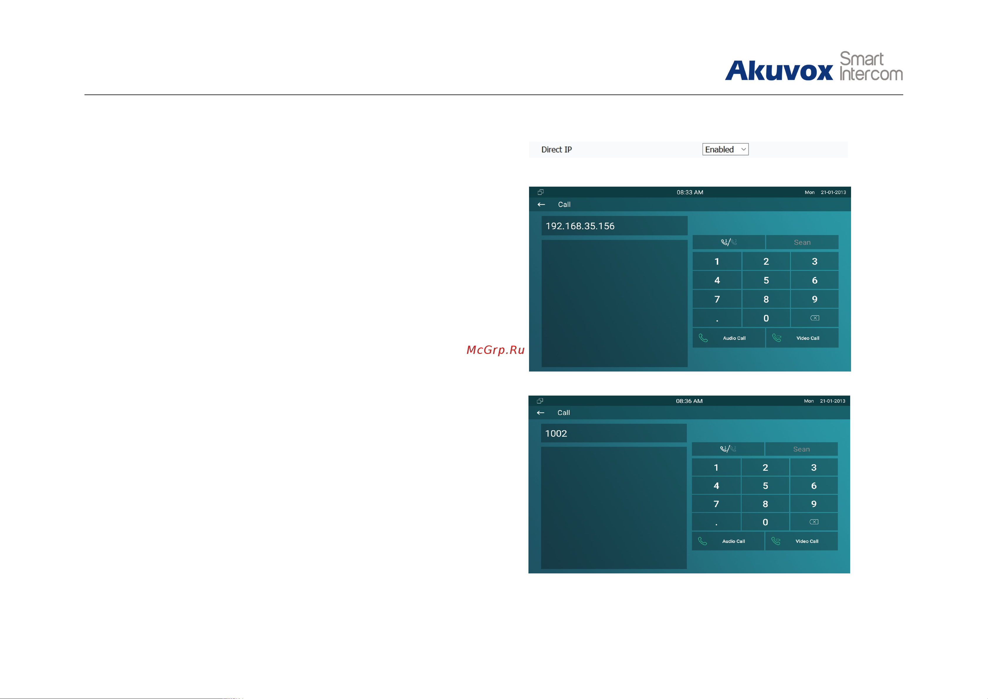 Akuvox IT83A [43/75] Ipdirectcall