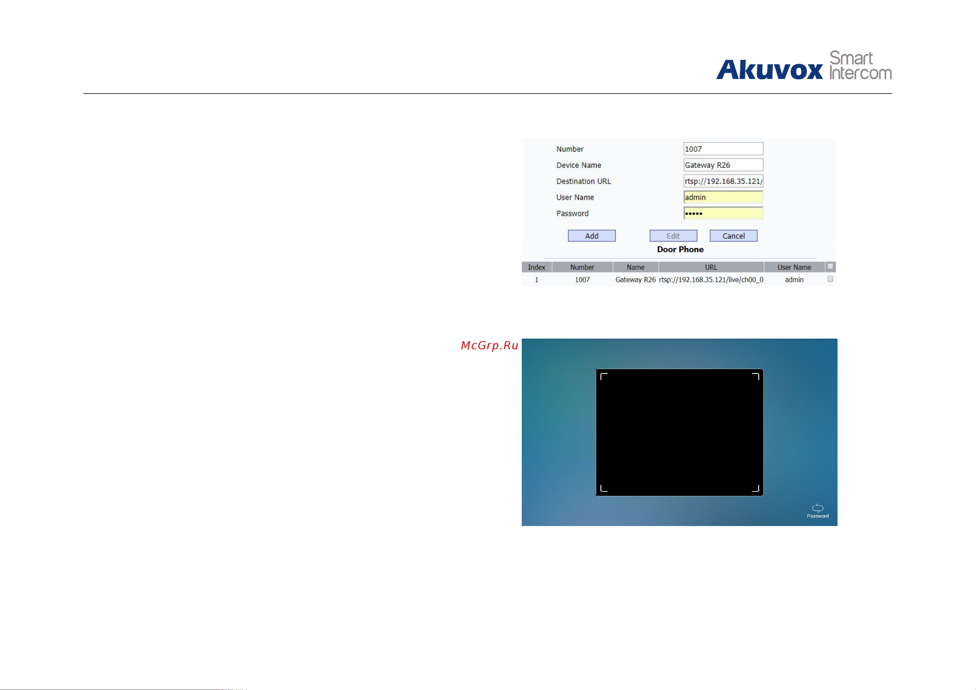 Akuvox IT83A [51/75] Access control