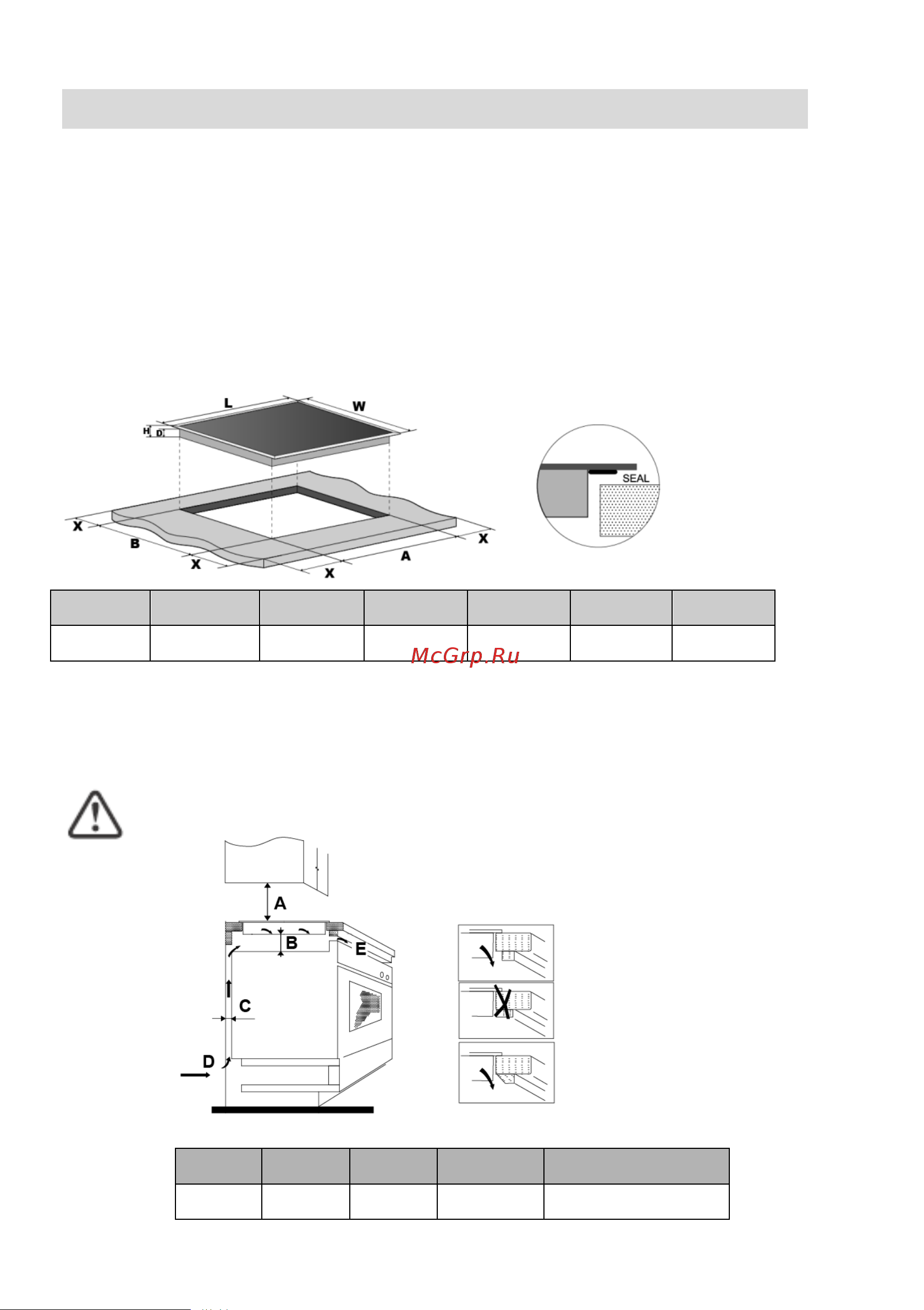 Candy CFI 82 [29/225] Selection of installation equipment