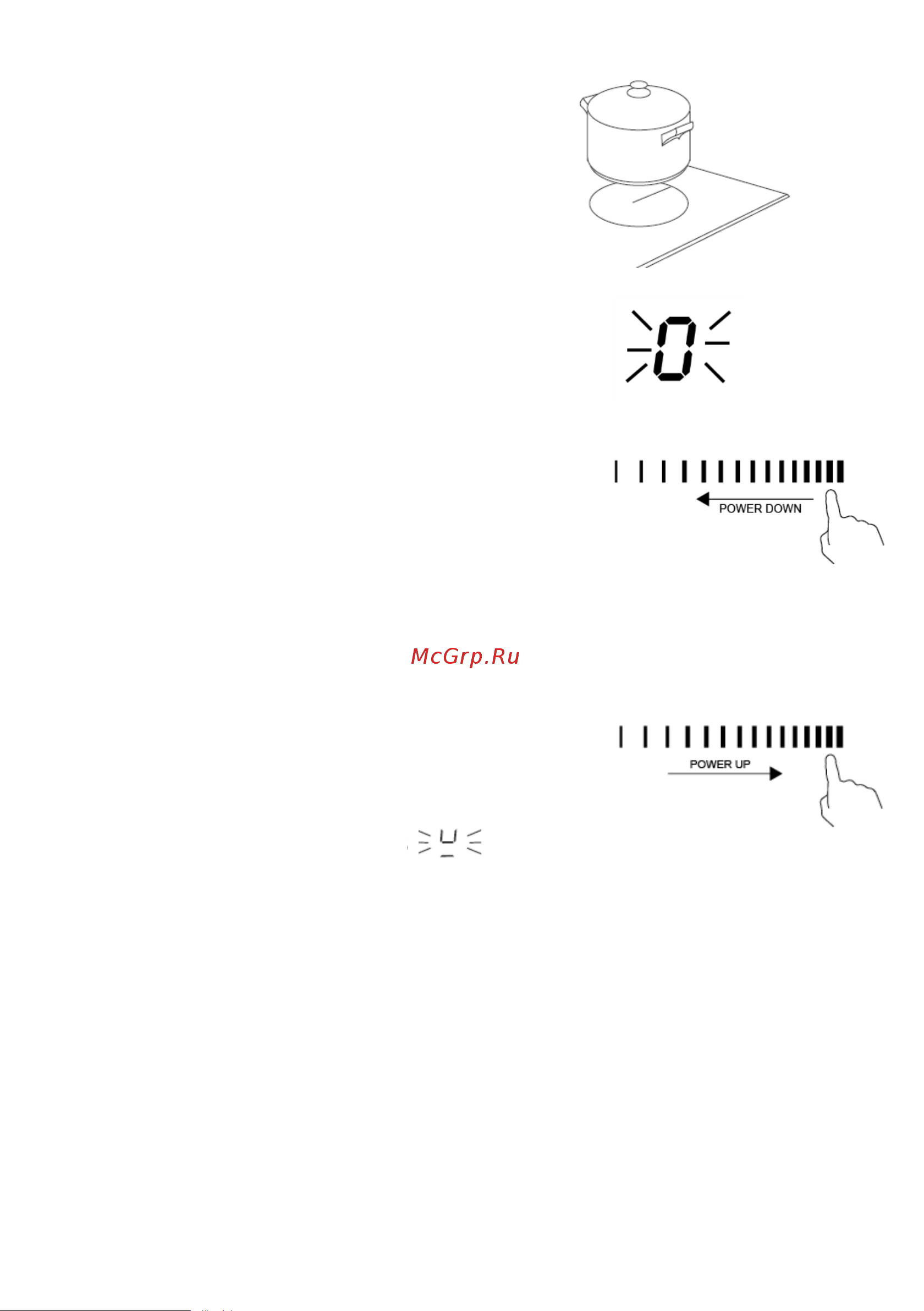 Candy CFI 82 [75/225] Se sul display lampeggia alternatamente alle impostazioni di cottura