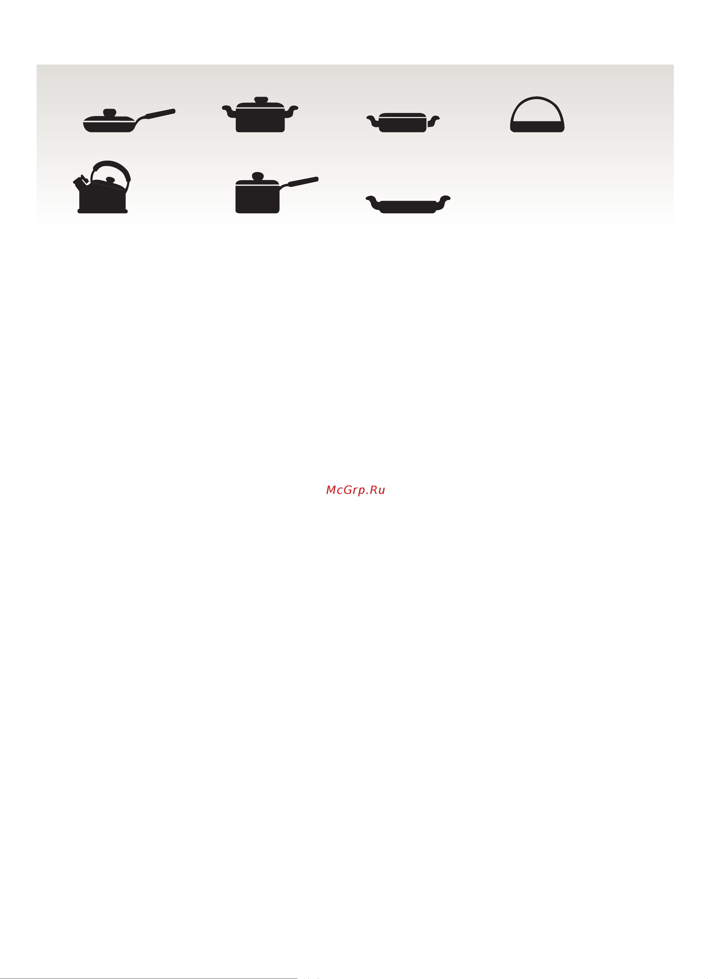 Candy CFIB636DV WIFI [118/148] Selectarea vaselor pentru preparare