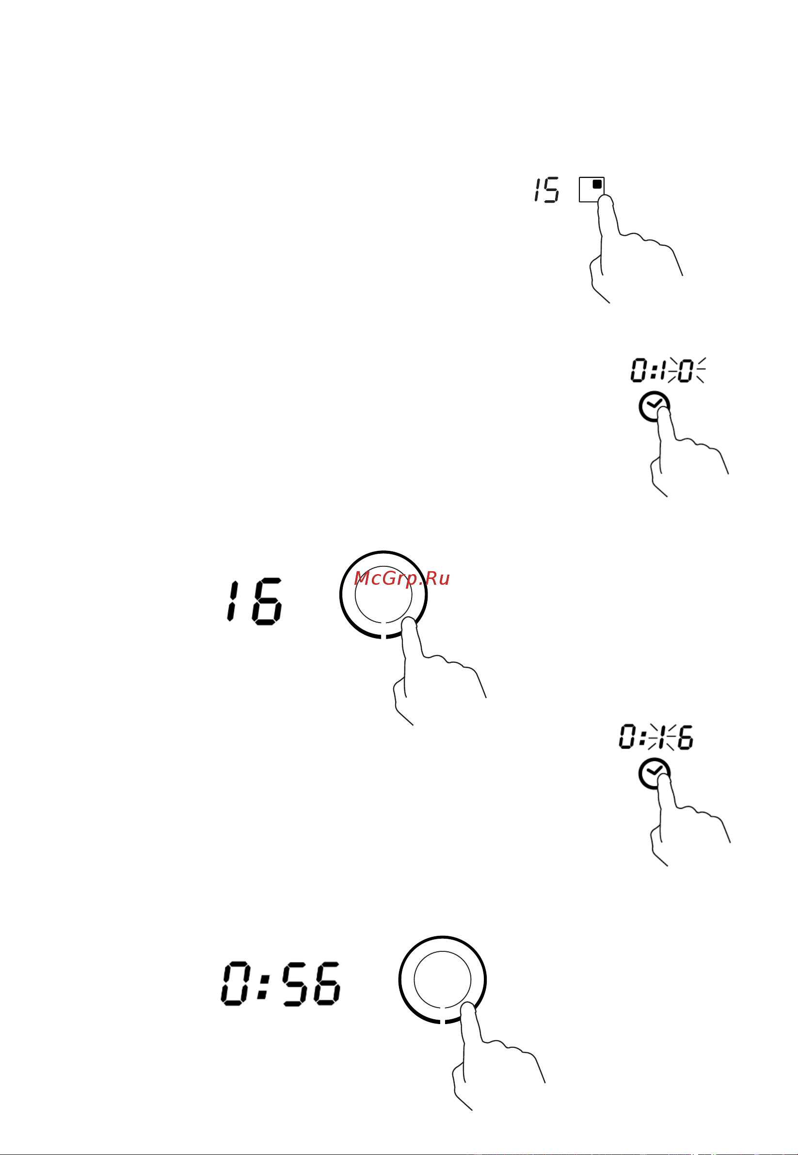 Candy CFIB640RC [118/200] Nastavenie časovača na vypnutie varných zón